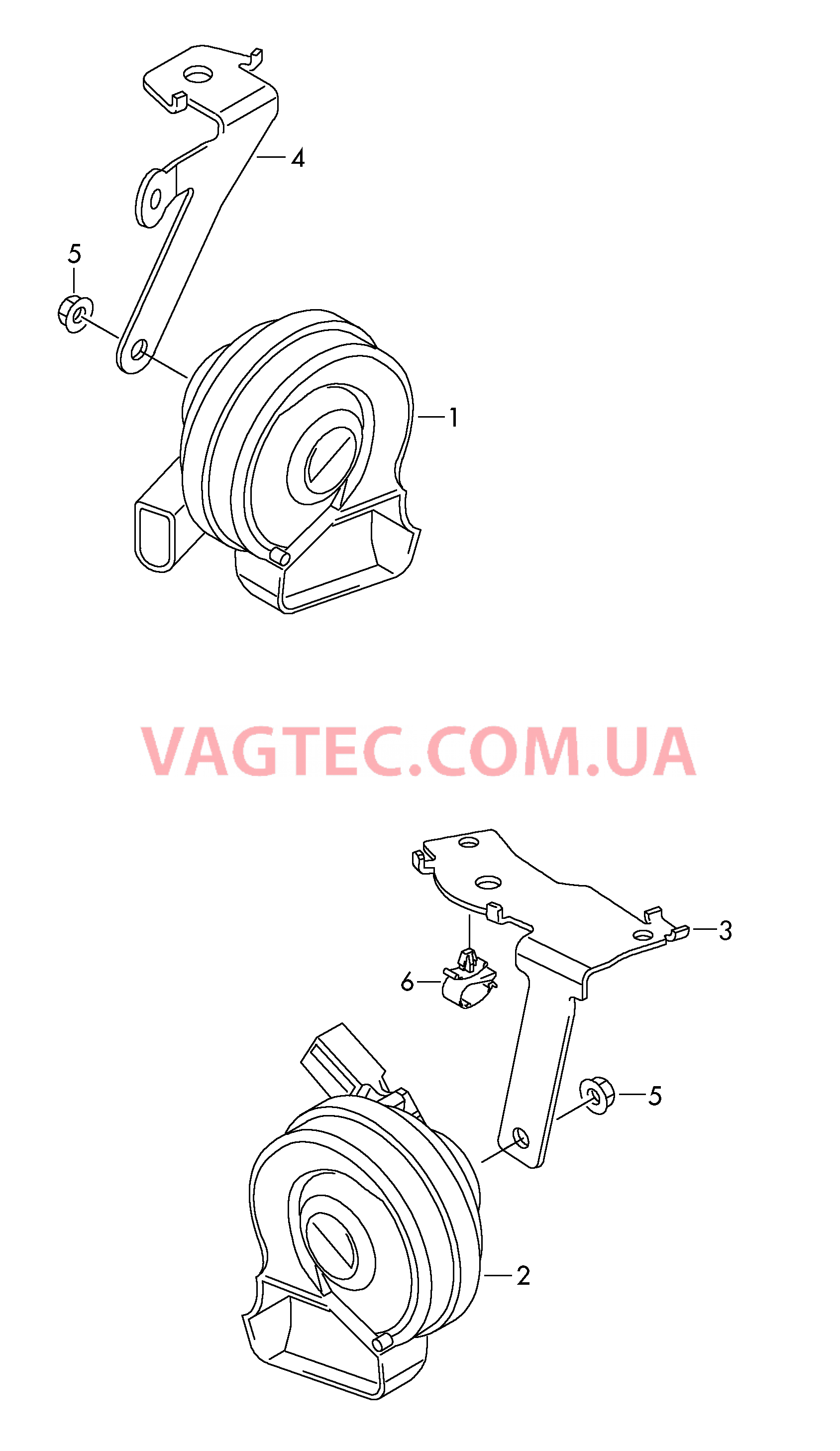 Звуковой сигнал  для VOLKSWAGEN Passat 2014-1