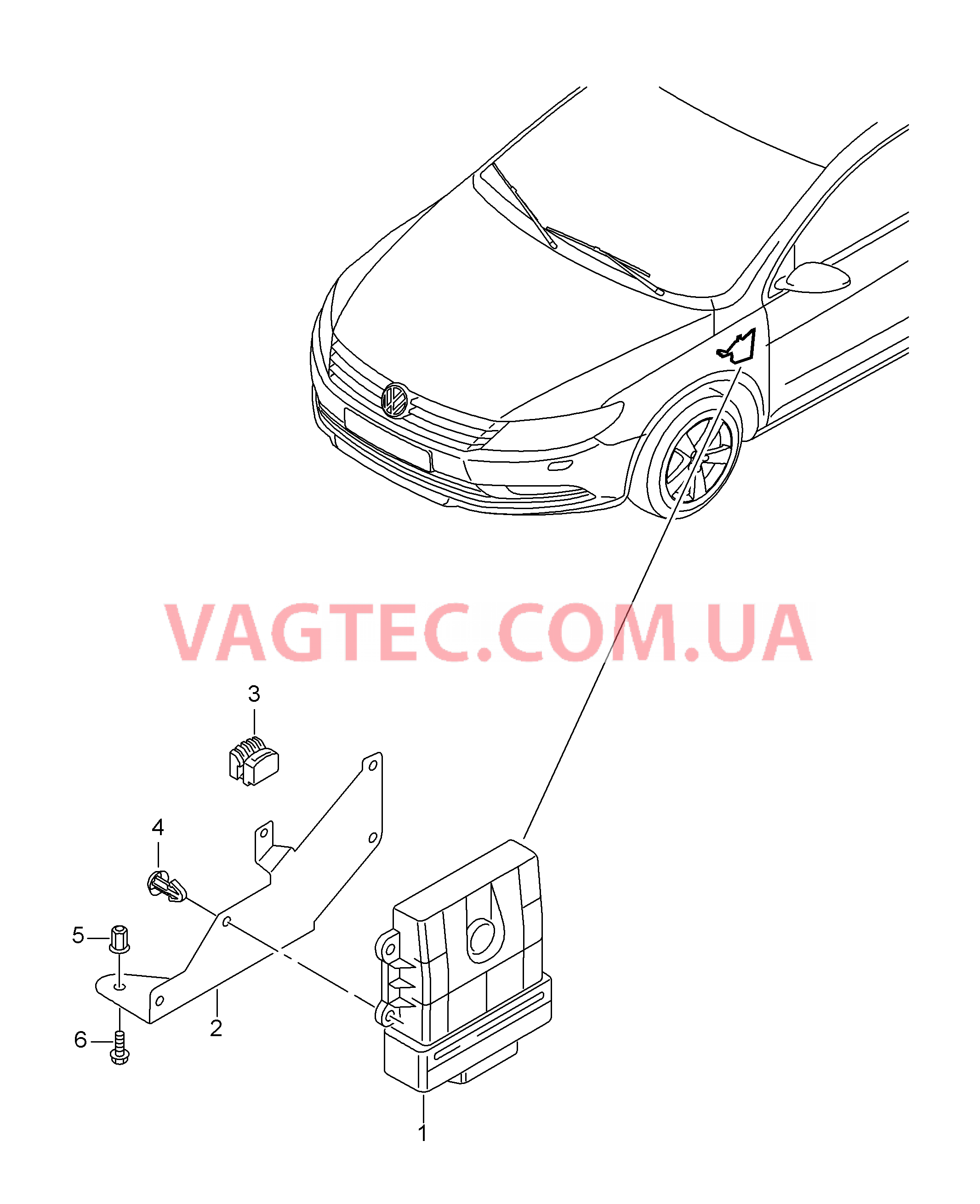 БУ 6-ступенчатой АКП .  для VOLKSWAGEN CC 2017