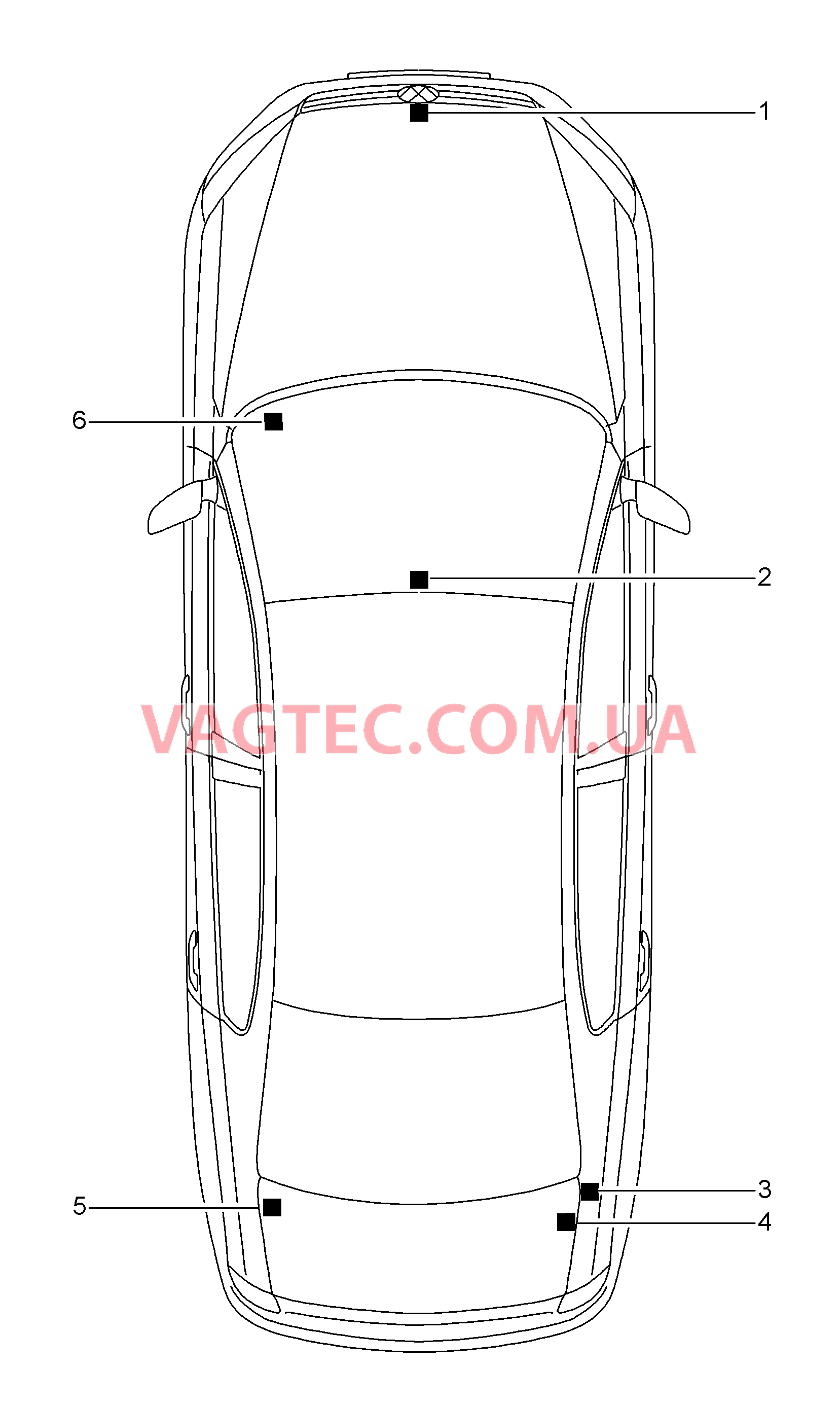 Cписок генераторов для а/м без режима Cтарт-стоп .  для VOLKSWAGEN CC 2012