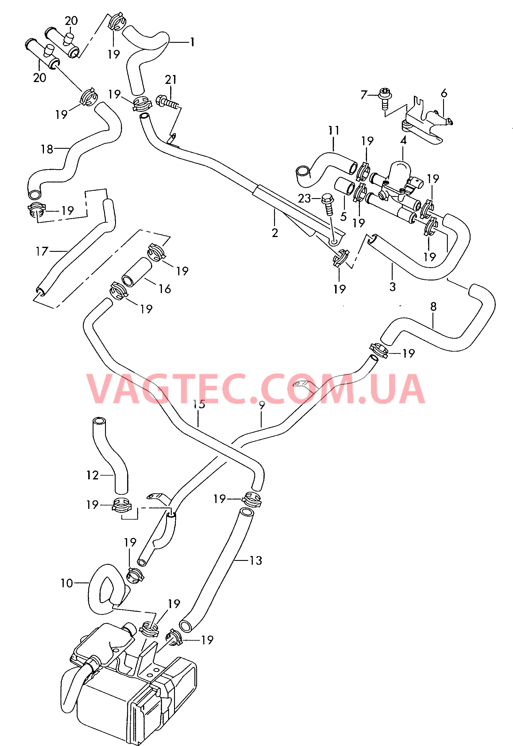 Автономный отопитель  F 4D-1-020 001>>* для AUDI A8Q 2000