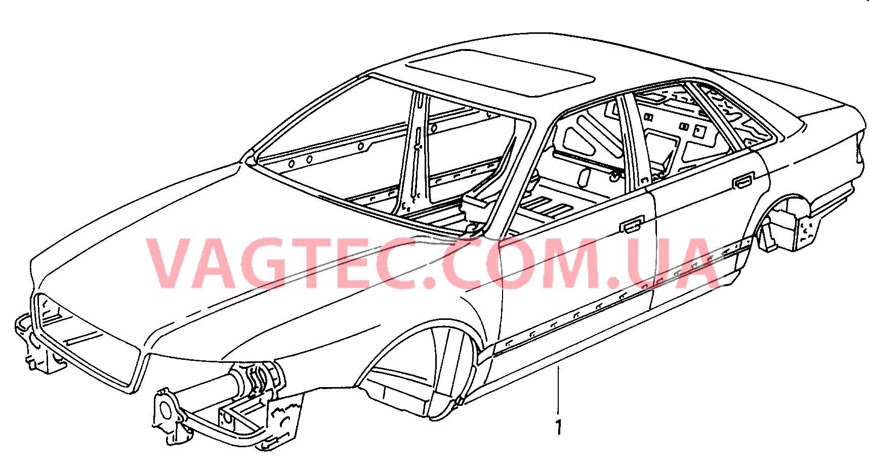 Кузов  для AUDI A8 2003