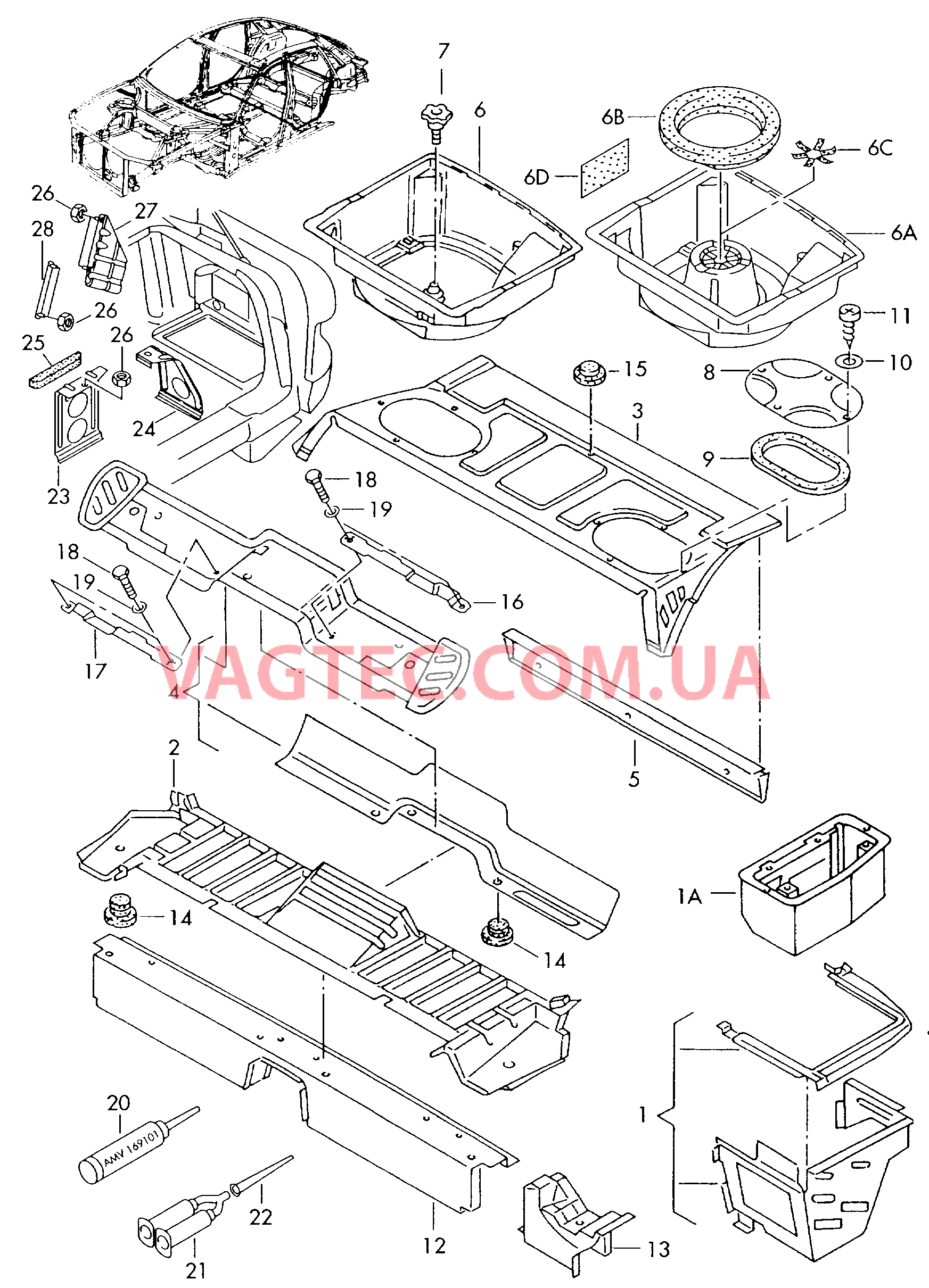 Детали нижней части кузова  для AUDI A8 2003