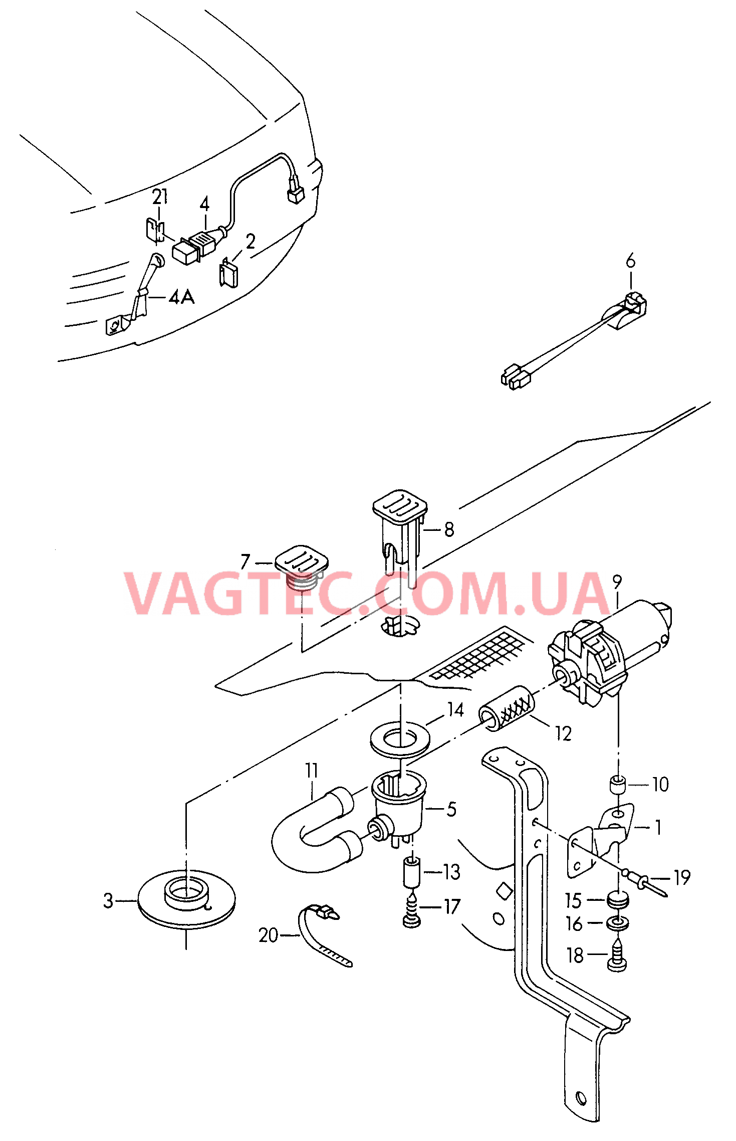 Вентилятор Датчик температуры для а/м с кондиционером с электронной регулировкой  для AUDI A6AR 2003