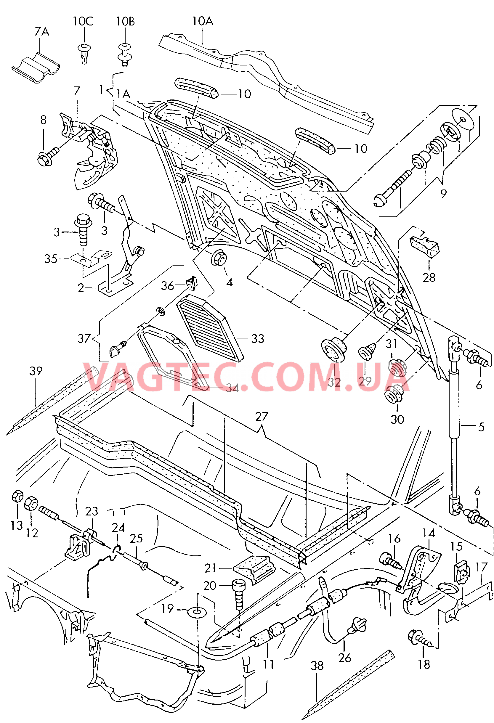  AUDI A8 Капот  для AUDI A8 2000