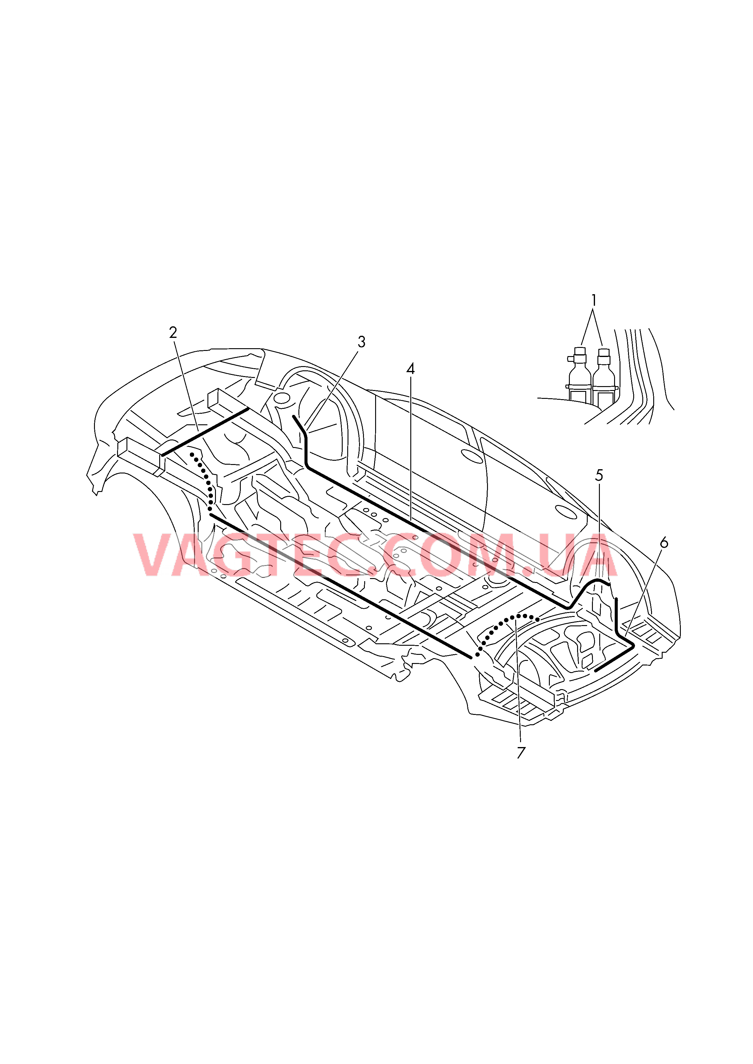 Устройство пожаротушения для а/м со специальной защитой  для AUDI A8 2012