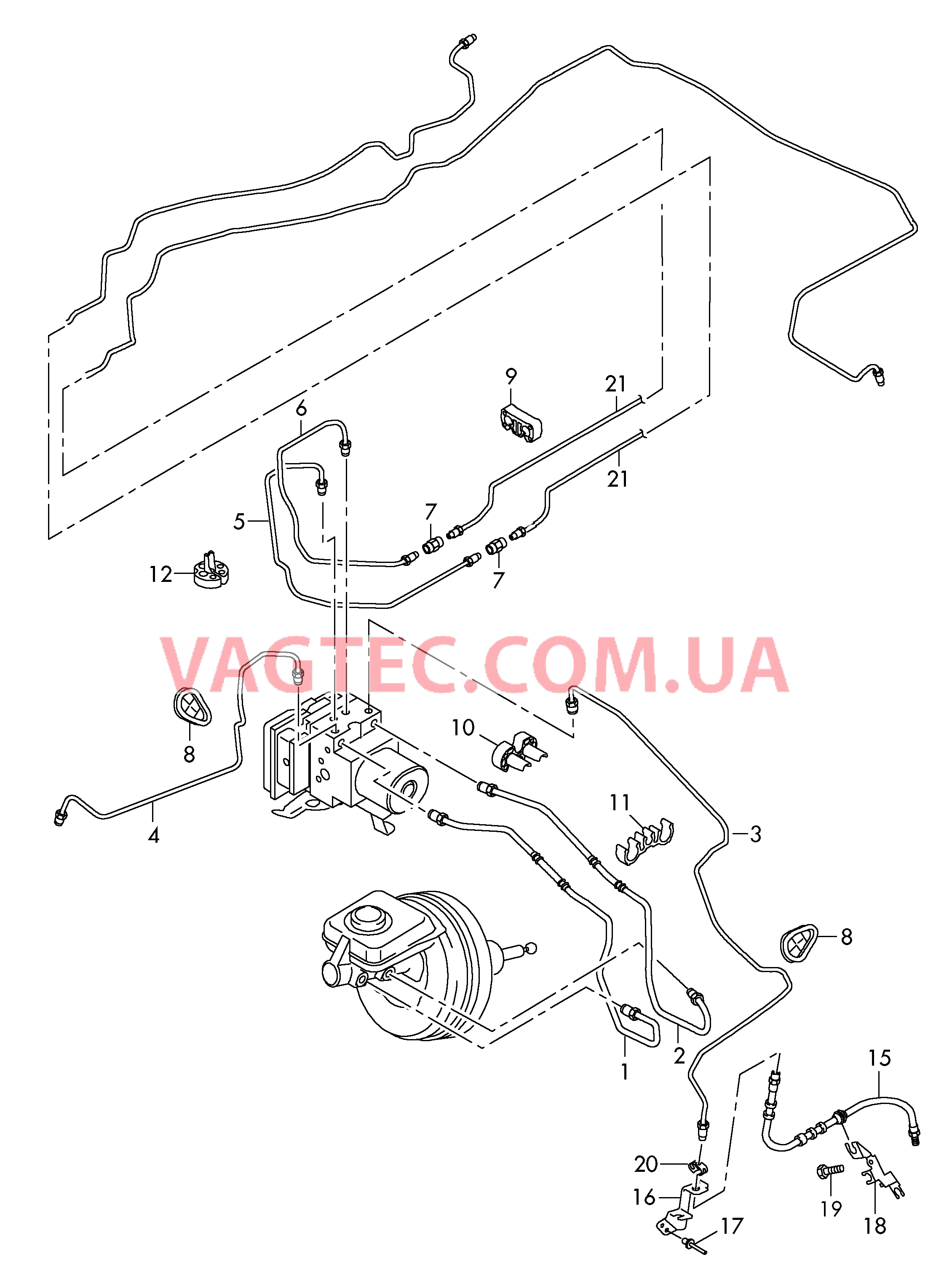 Тормозная трубка Тормозной шланг ============================== для а/м со специальной защитой ==============================  для AUDI A8Q 2013