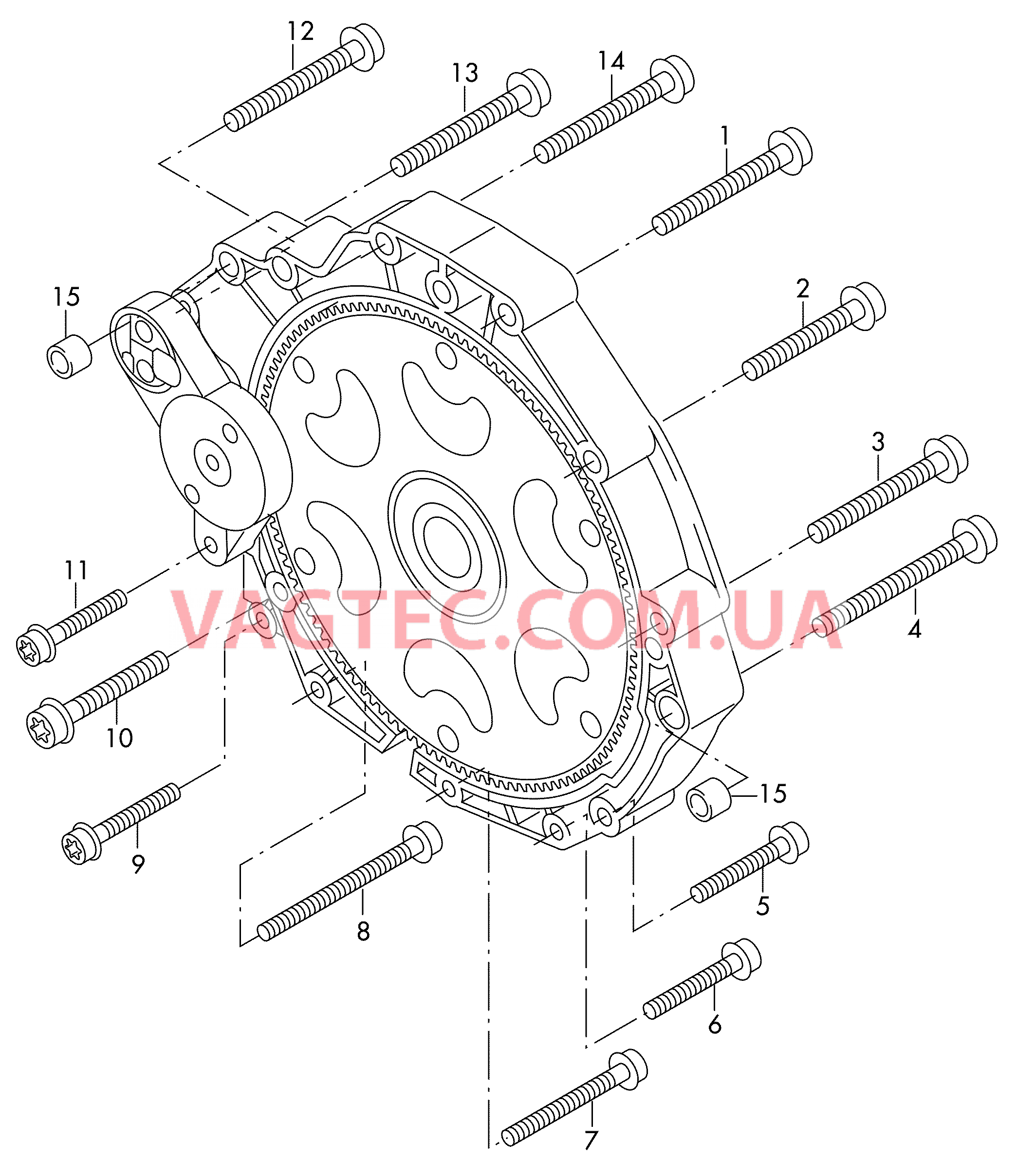 Детали крепления для двигателя и КП  8-ступенчатая АКП  для AUDI A8 2016