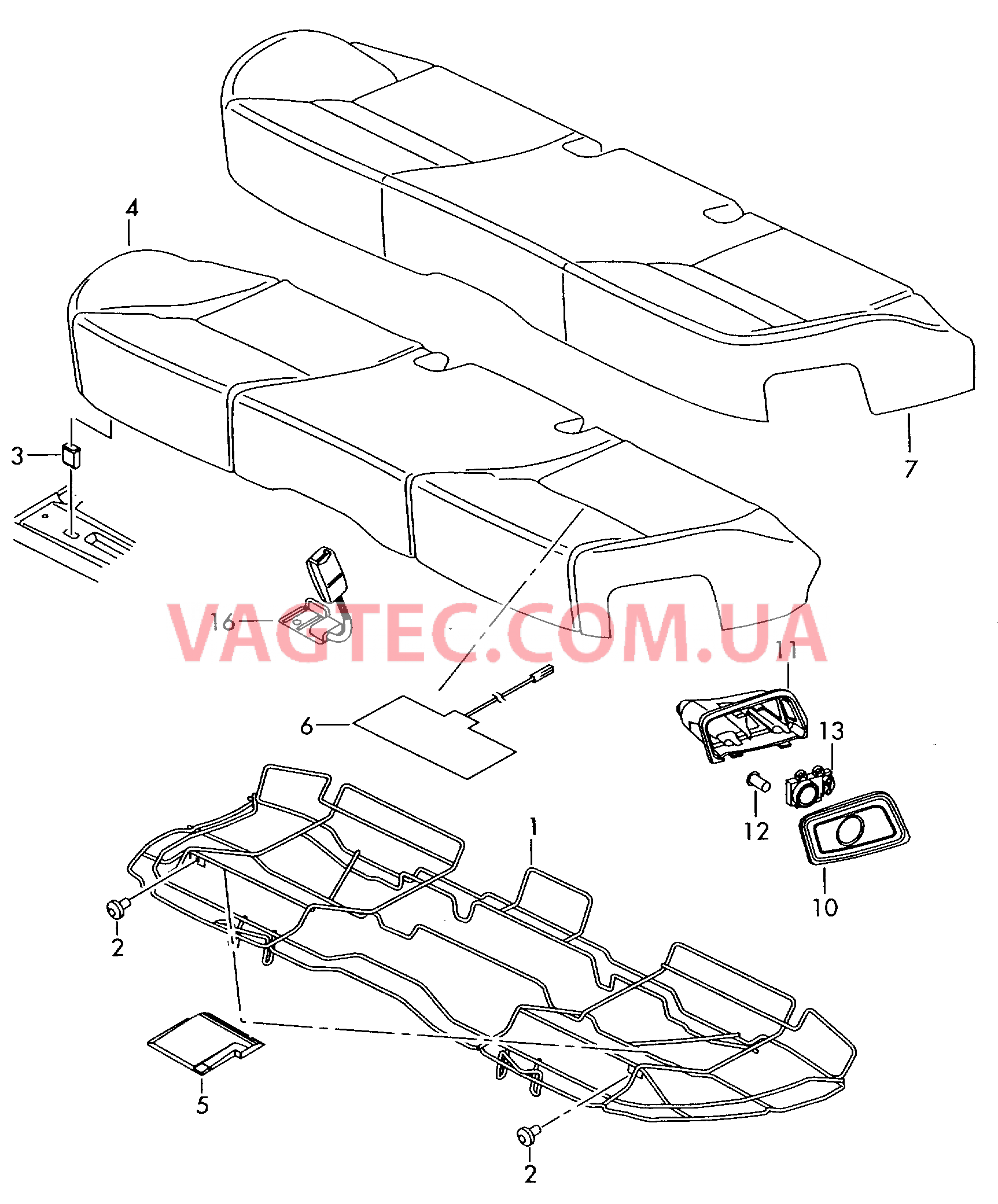 Заднее сиденье Обивка сидений Накладка для выключателя  для AUDI A8 2007