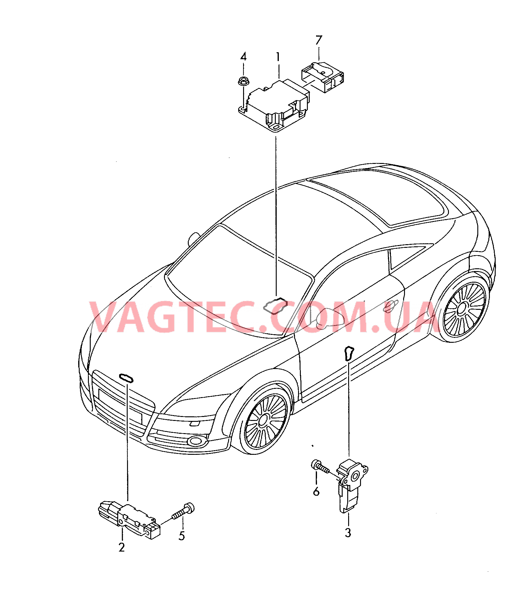 Вентиляторы радиатора, обзор  для AUDI TT 2007