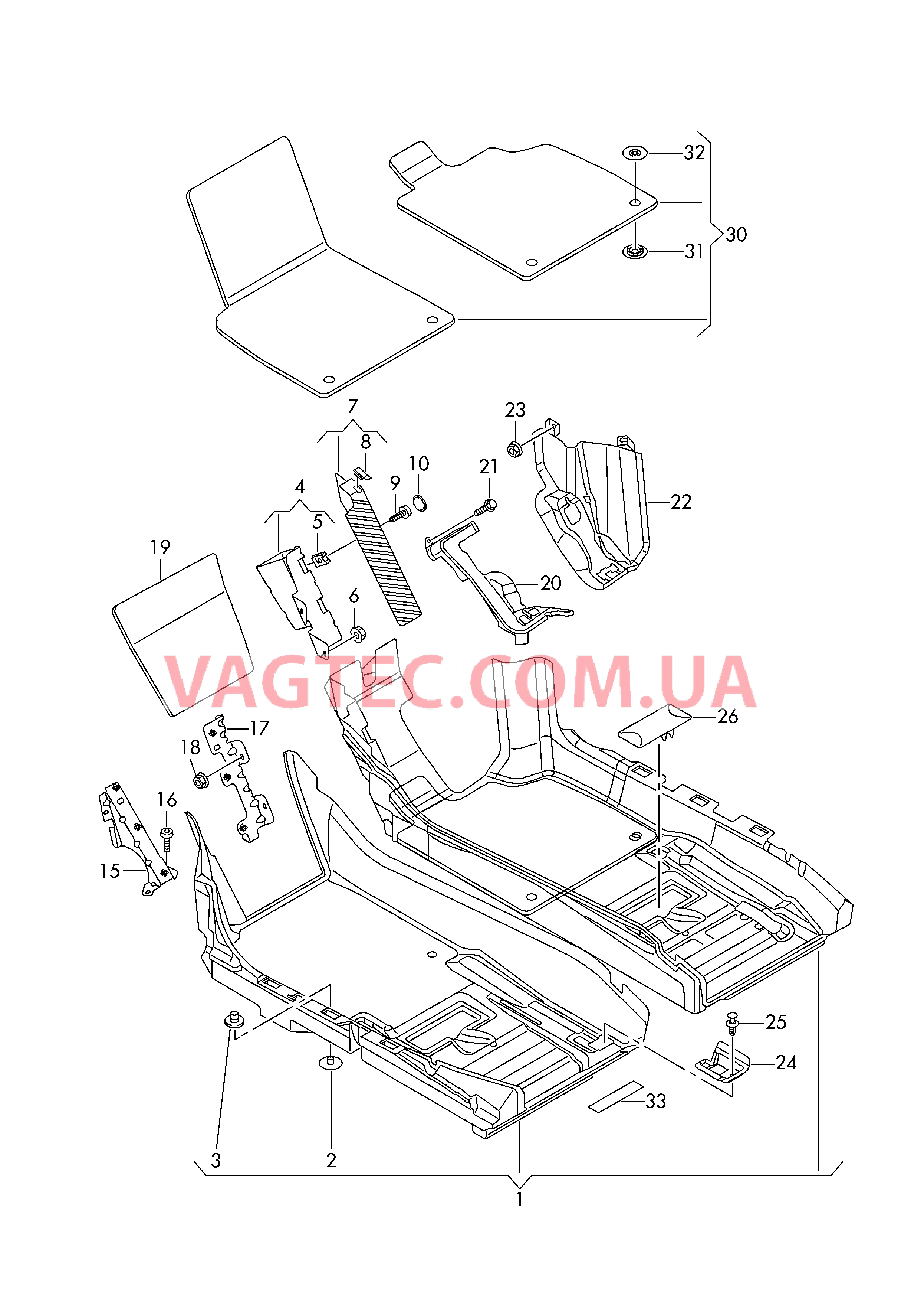 Коврики  для AUDI R8 2017