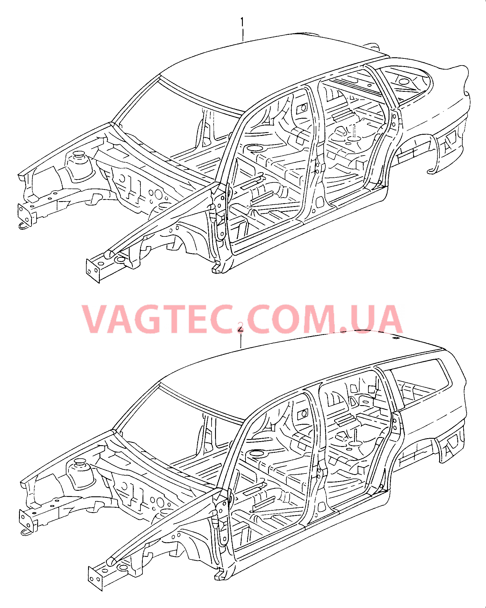 Кузов  для SEAT CO 2001