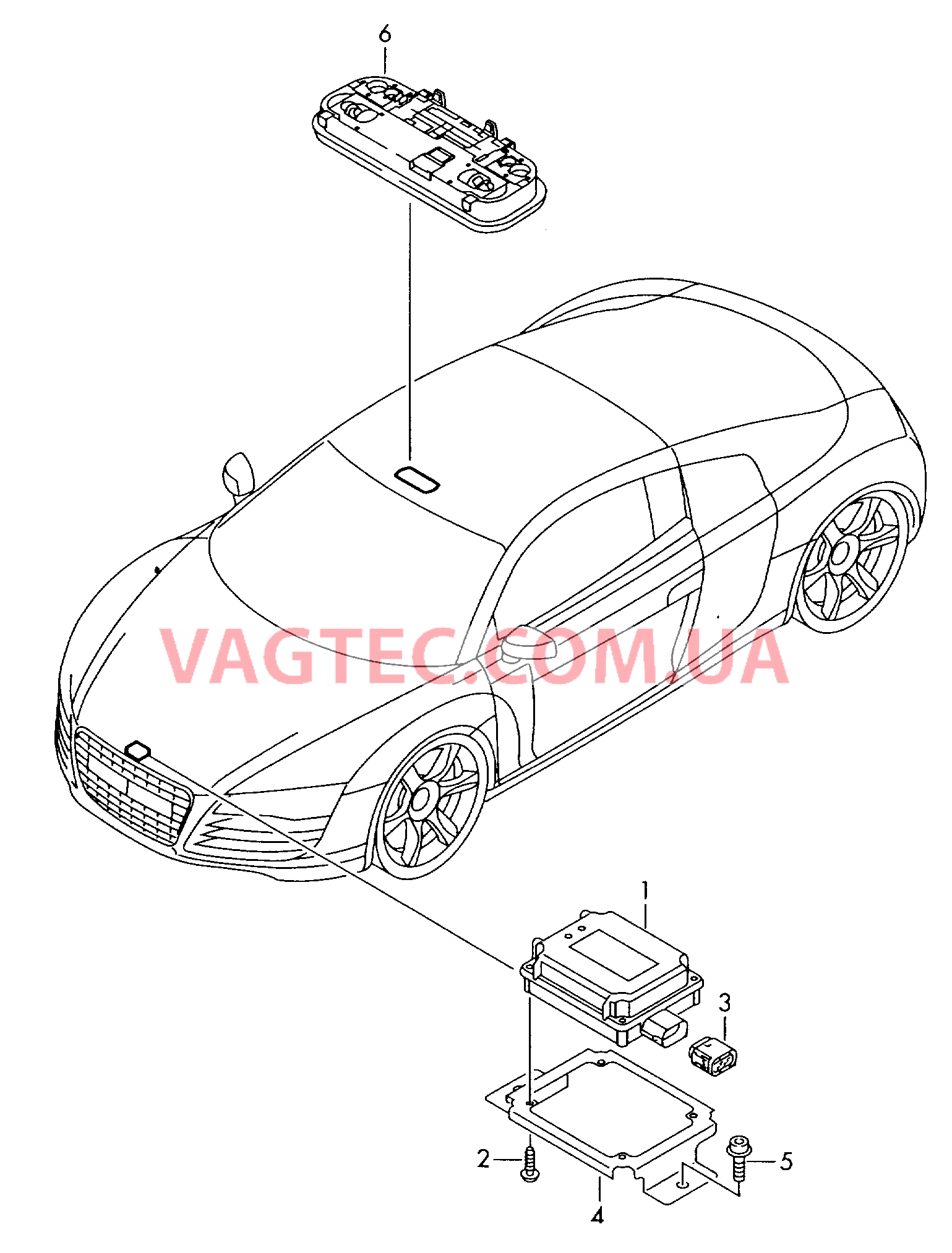 БУ системы открывания ворот гаража  для AUDI R8 2008