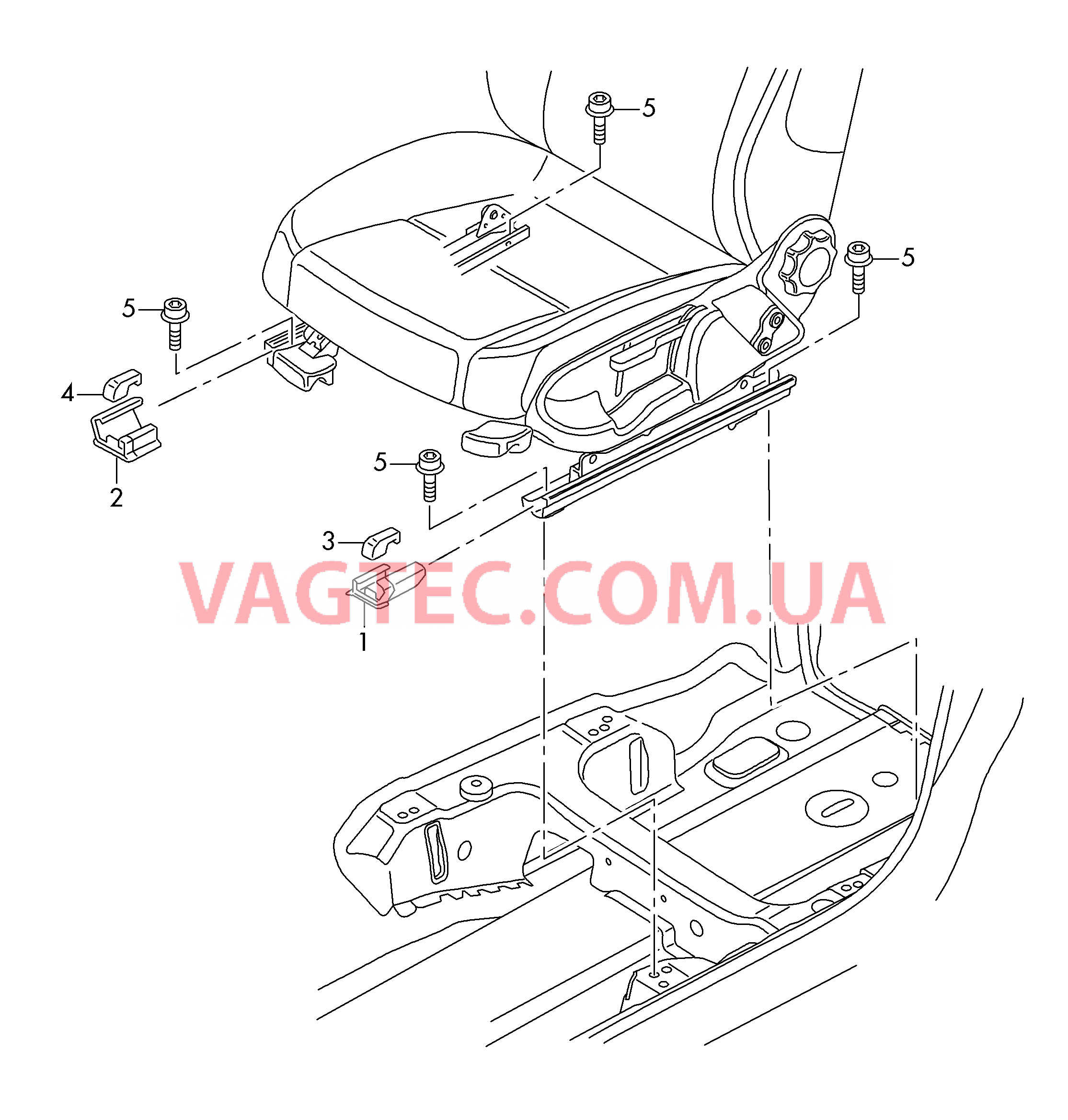 Накладка для направляющей  для AUDI R8 2013