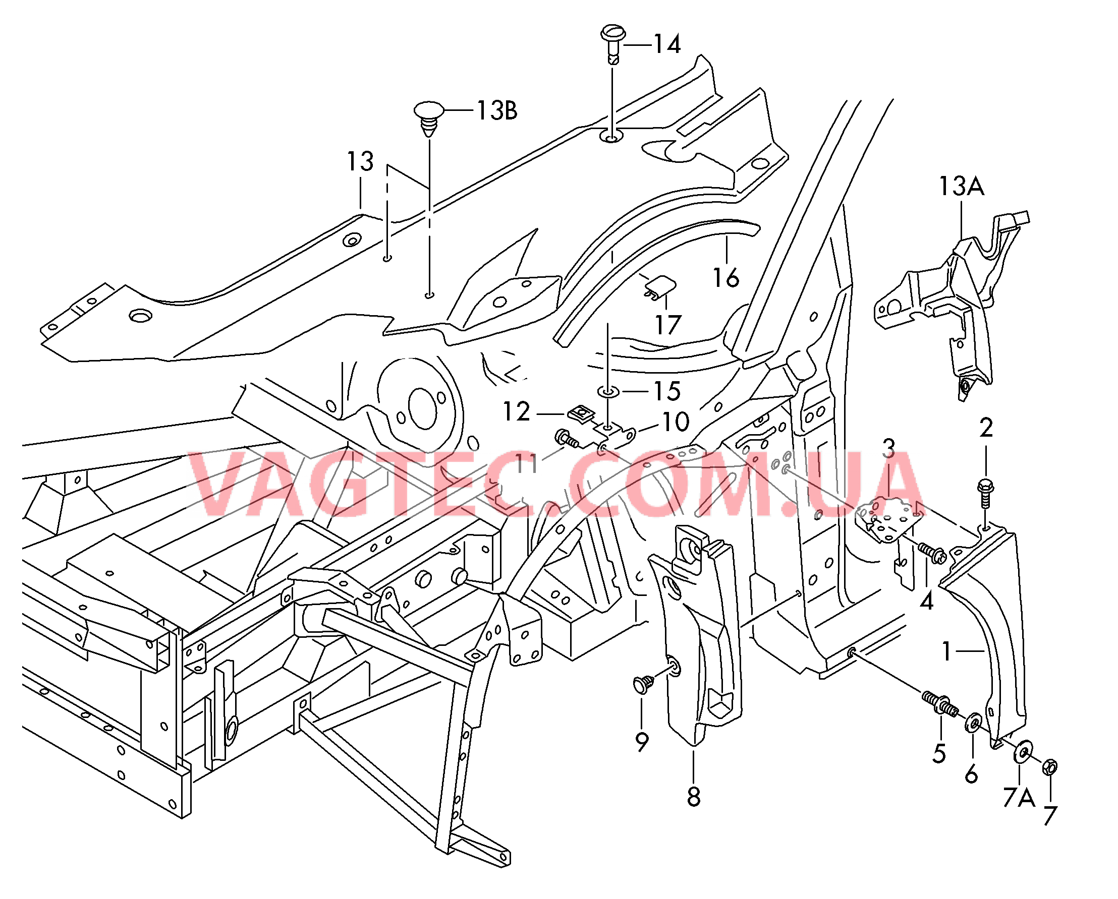 Крыло  для AUDI R8 2014