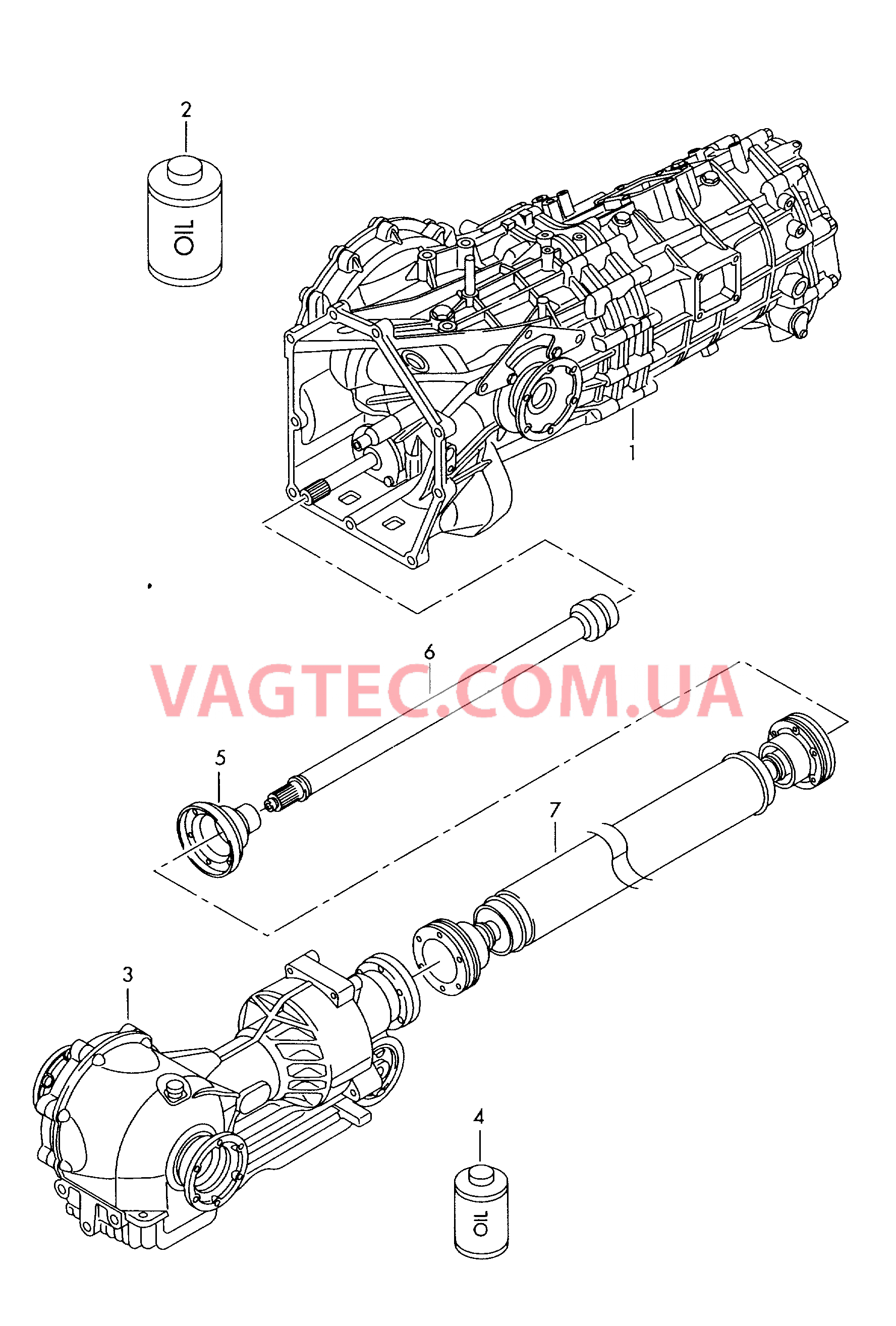 6-ступ. механическая КП для полного привода  для AUDI R8 2011