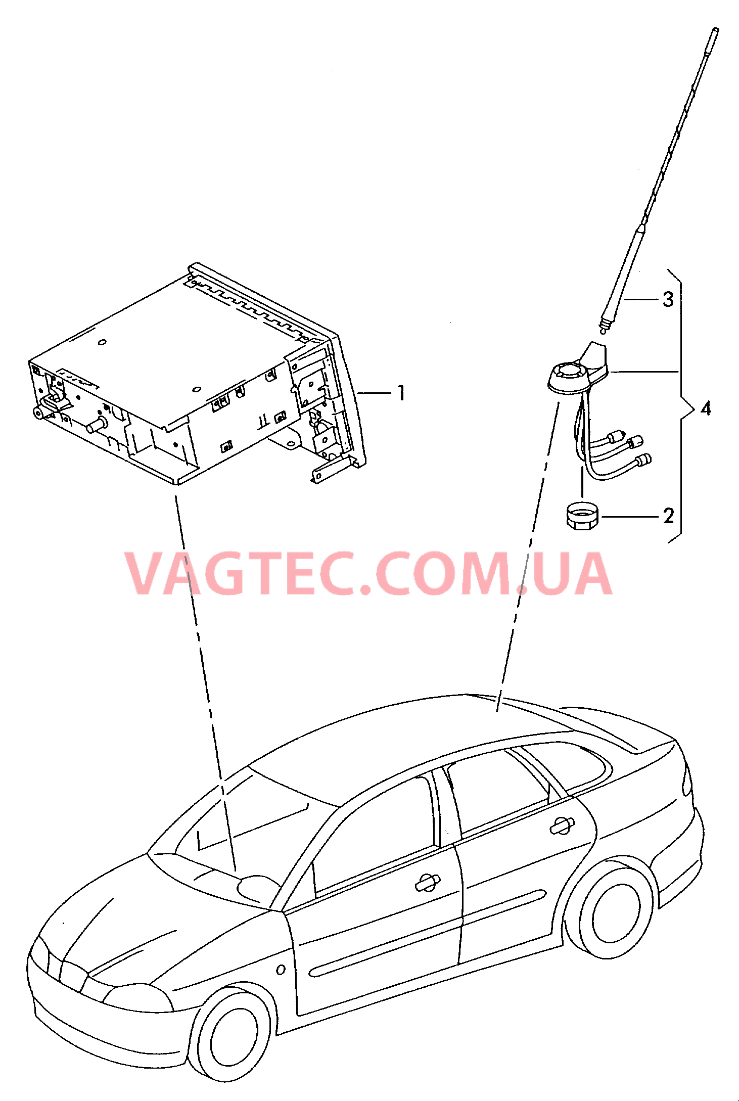 Электрические детали для системы навигации  для SEAT CO 2009