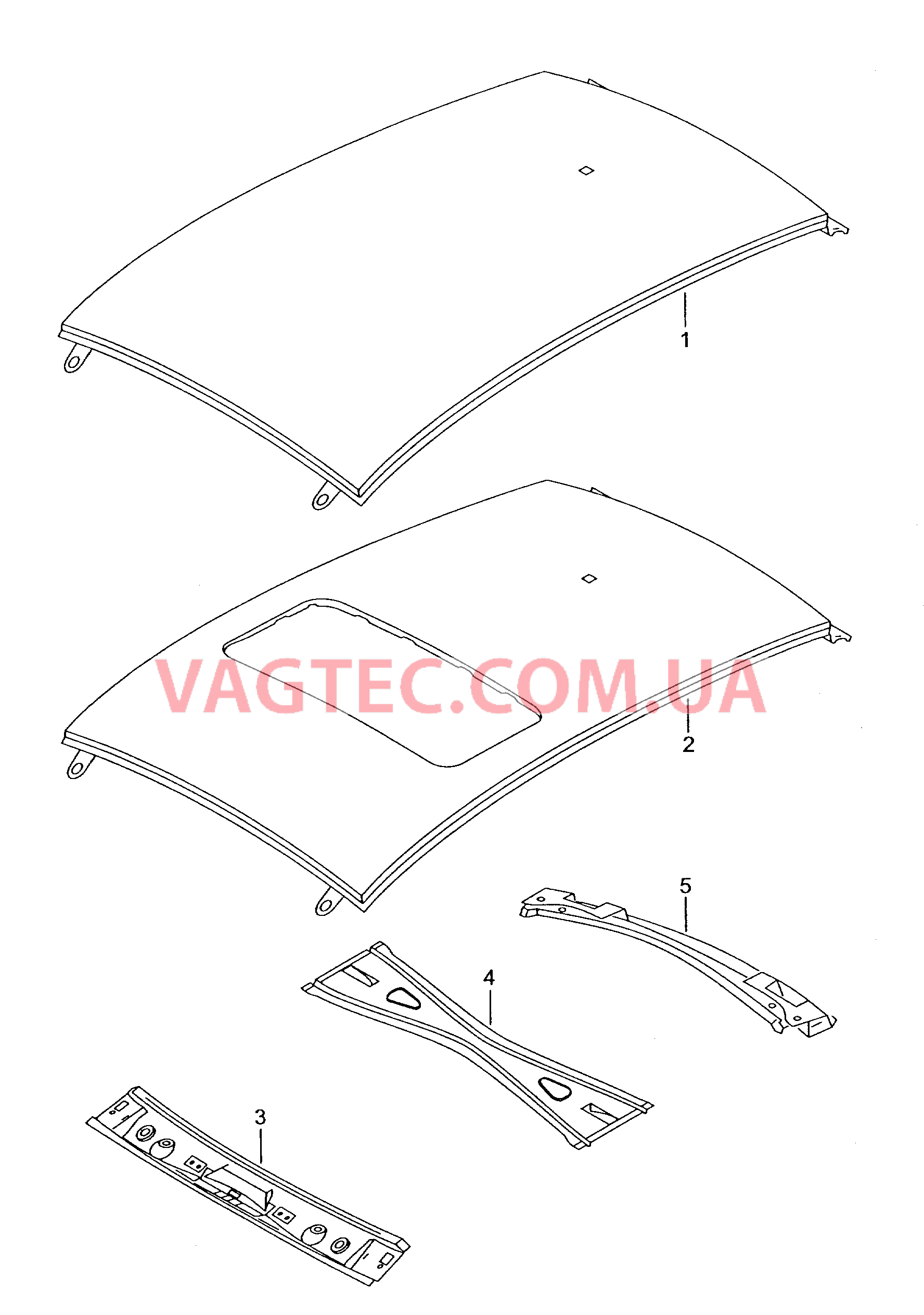 Крыша  для SEAT Ibiza 2002-1