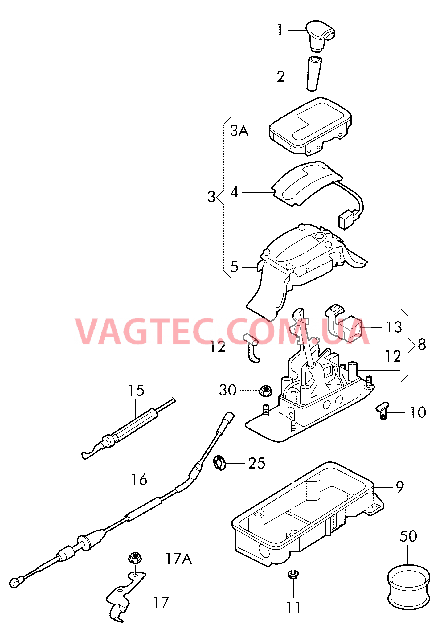 Механизм переключения  для SEAT CO 2006