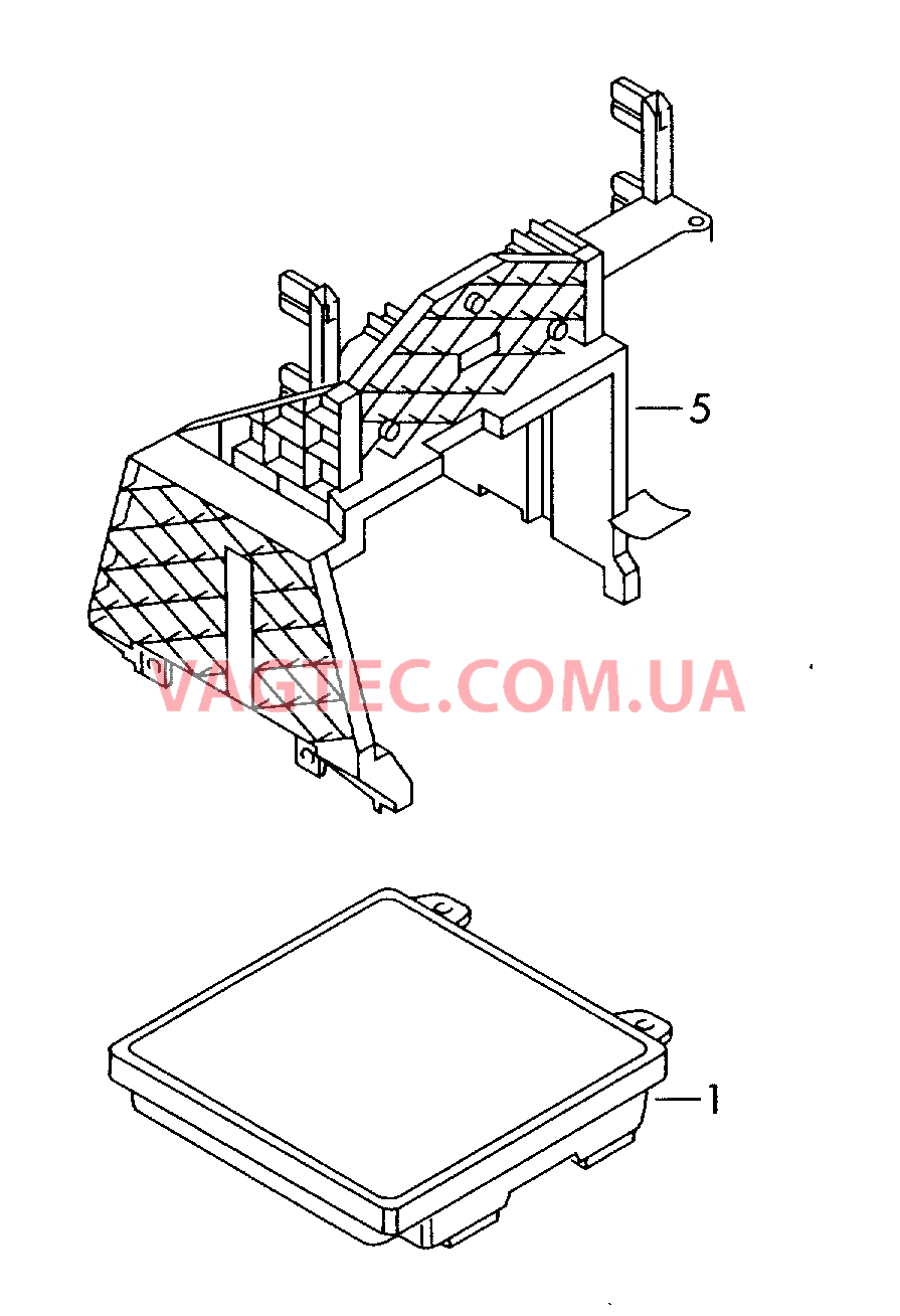 Блок управления бортовой сети  для SEAT CO 2009