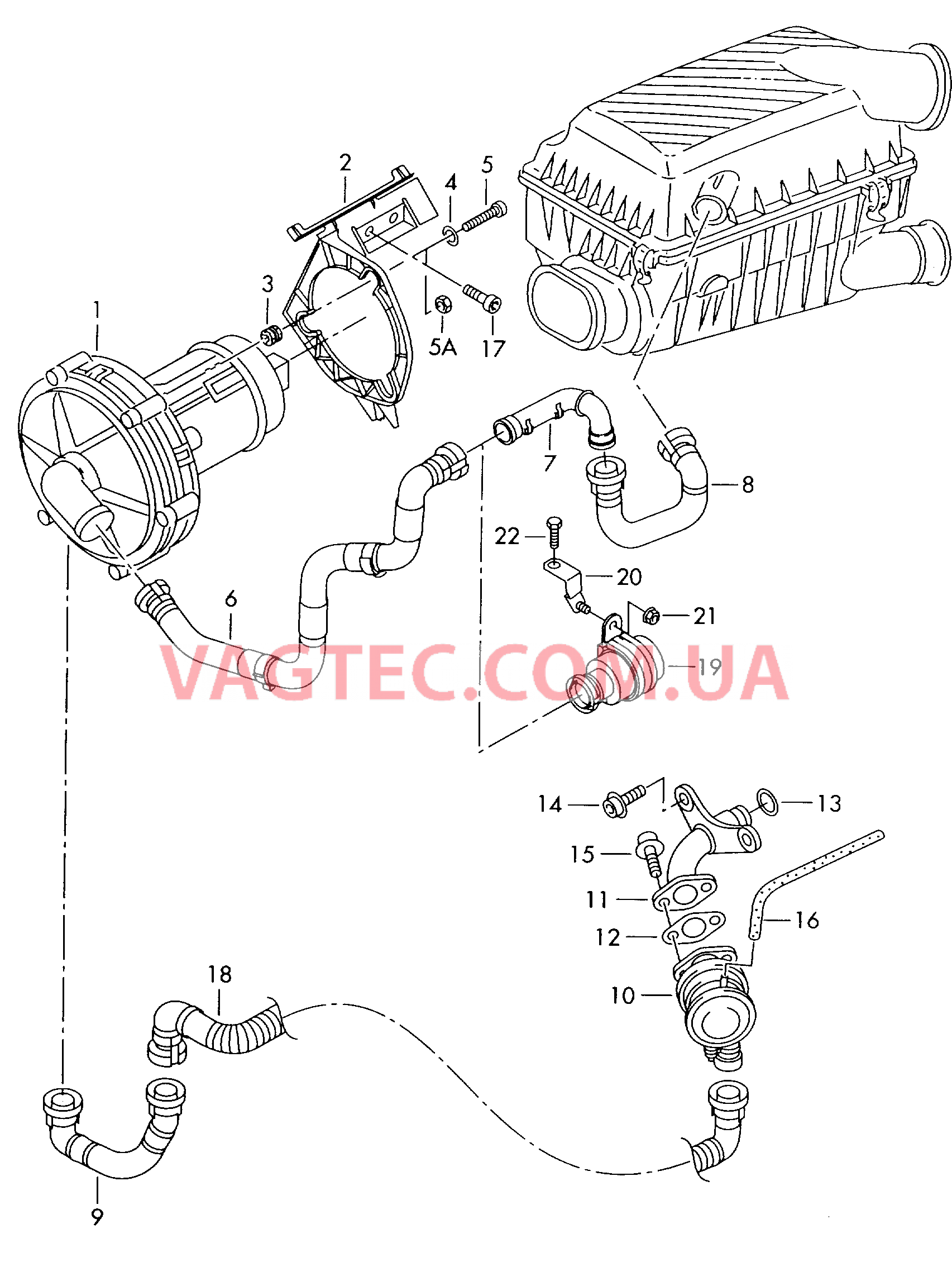 Насос вторичного воздуха  для SEAT Alhambra 2007