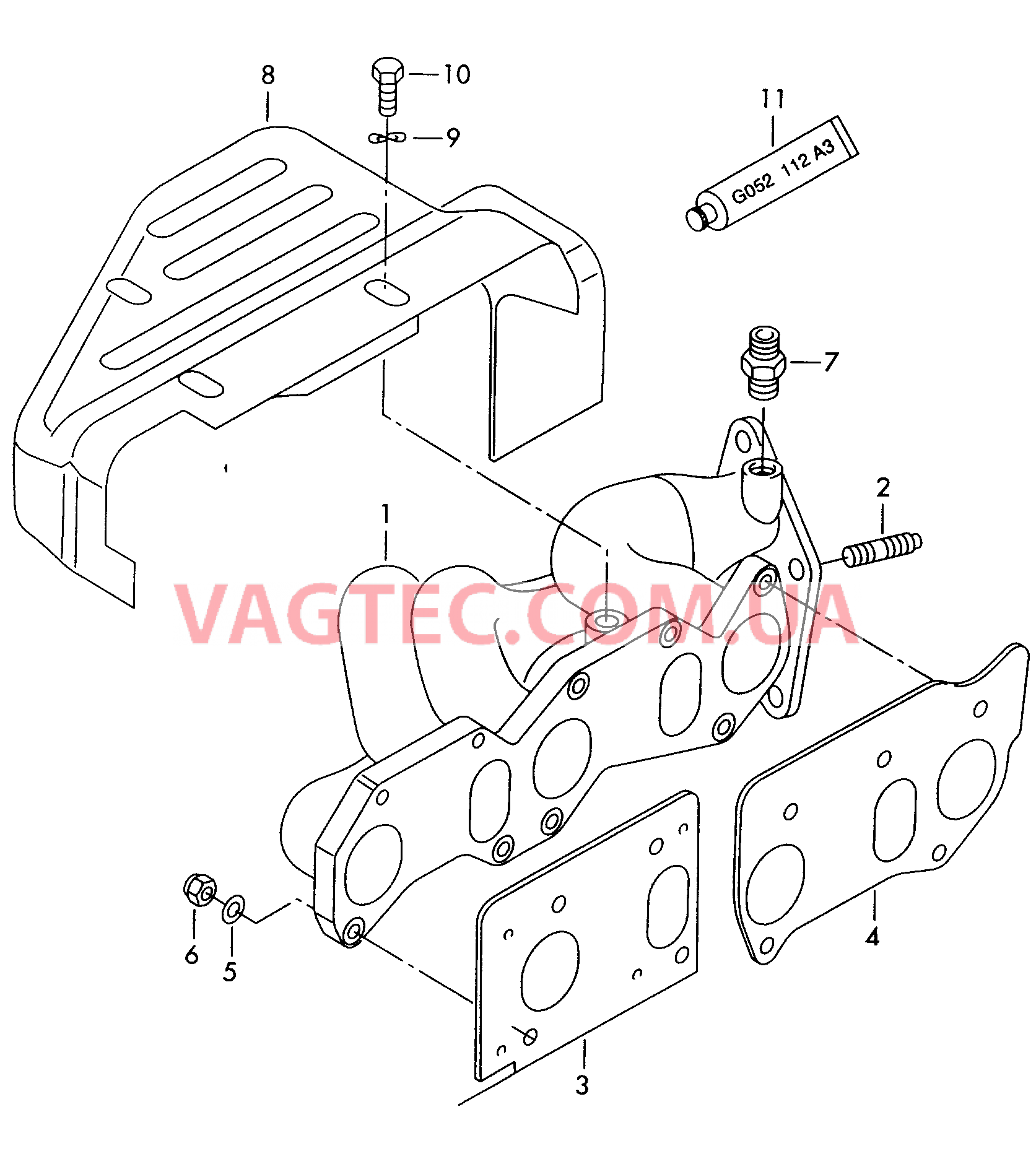 Выпускной коллектор  для SEAT Toledo 2000