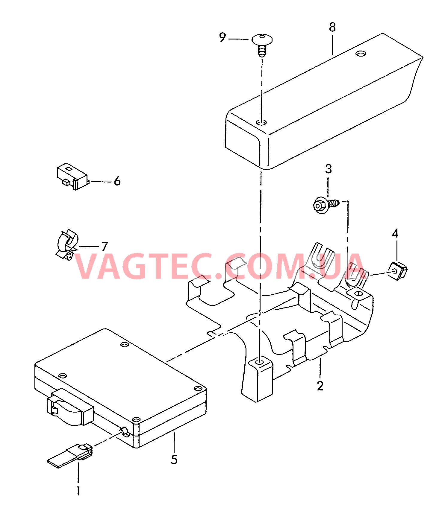 Электрические детали комплекта для подключения телефона  для SEAT Altea 2004