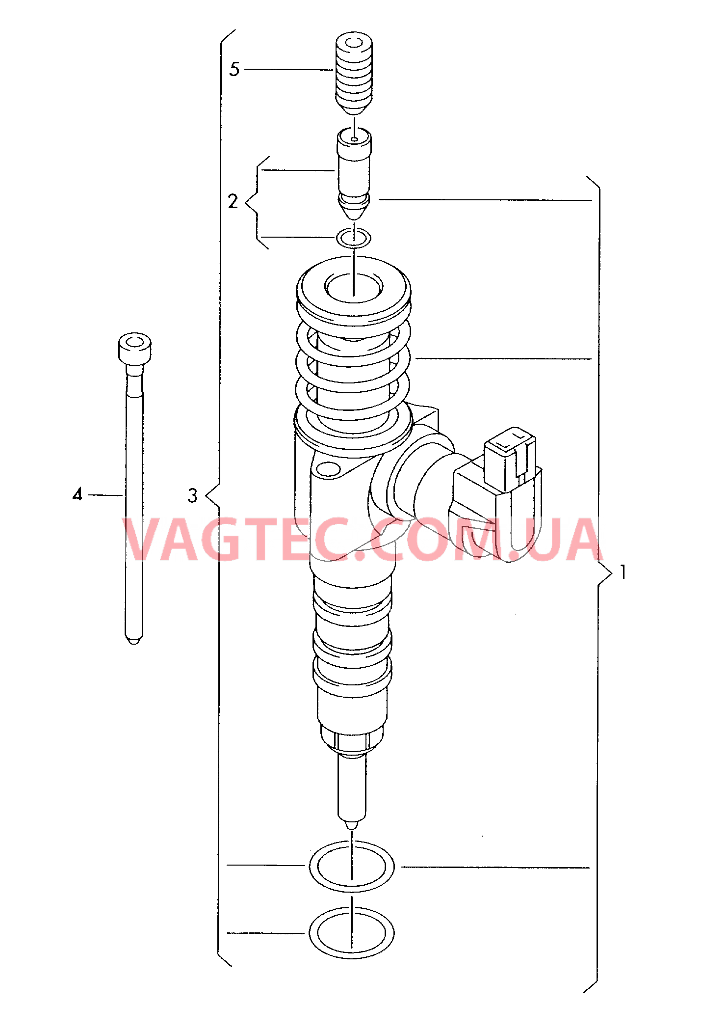 Насос-форсунка  для VOLKSWAGEN Touran 2006