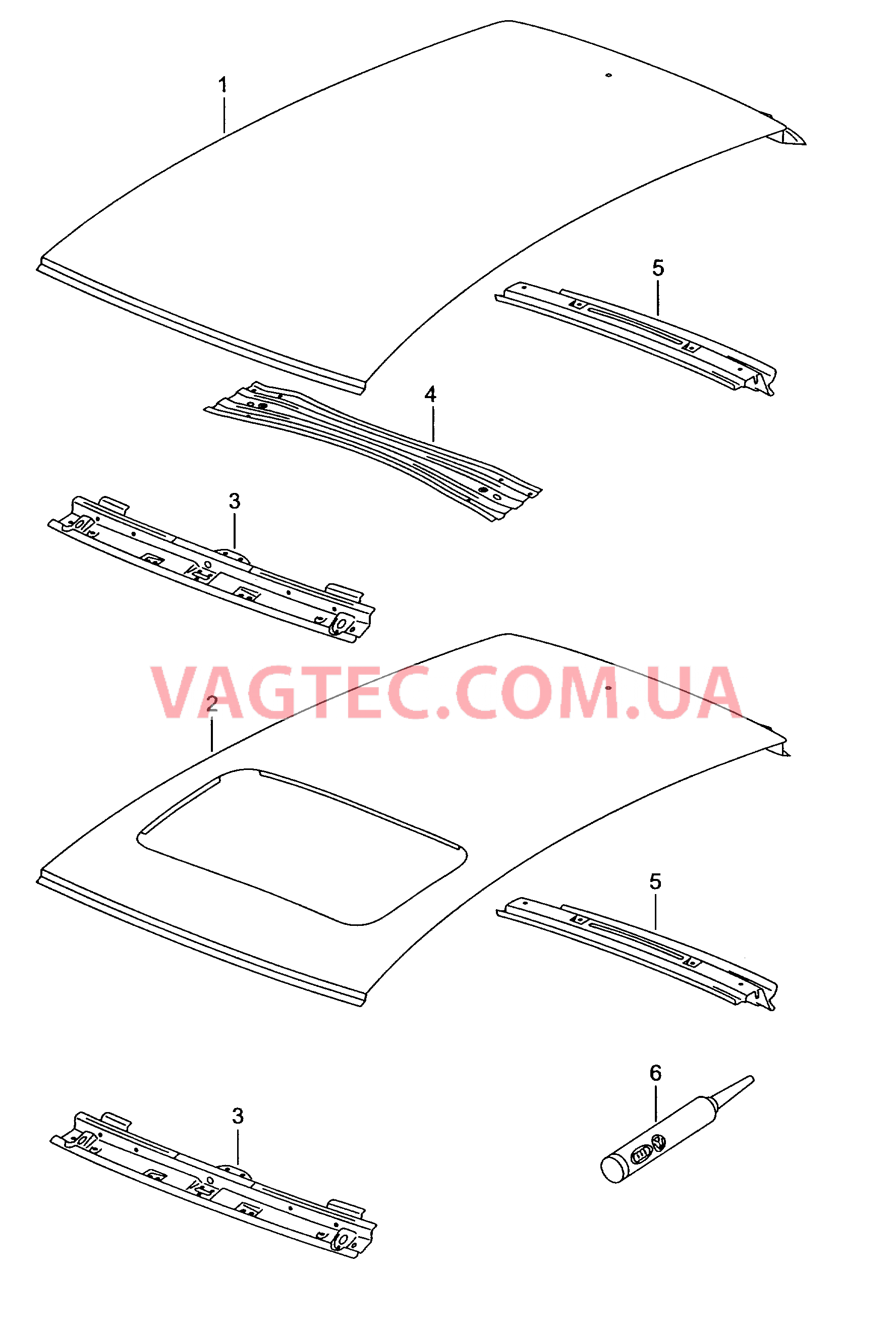 Крыша  для SEAT Altea 2014