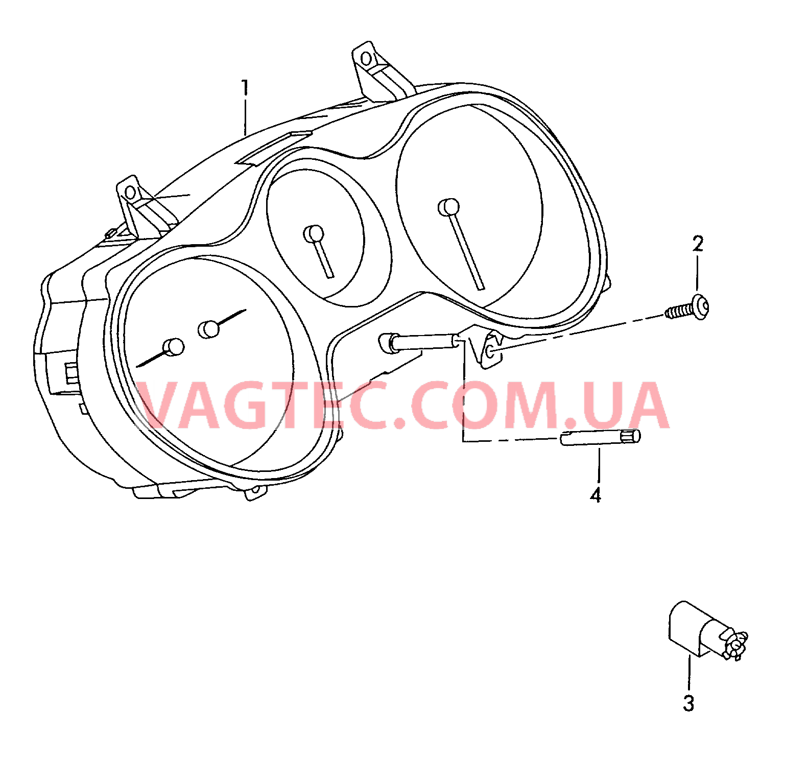 Комбинация приборов  F 5Р-9-500 001>> ------------------------------ для SEAT Toledo 2008