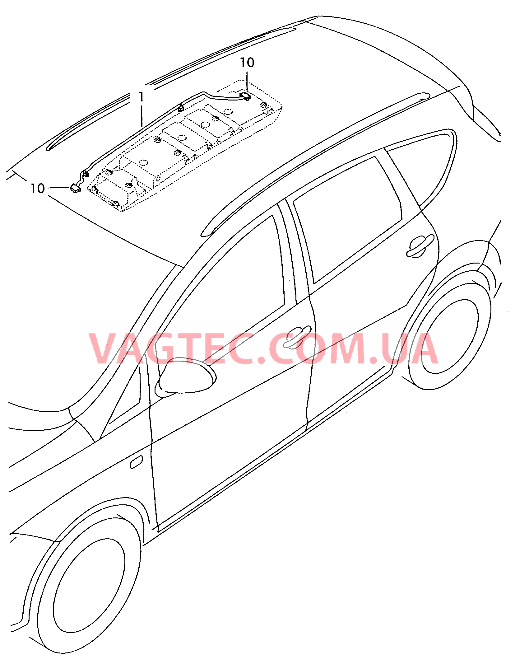 Жгут проводов мультимедиа-устройств  для SEAT Toledo 2006