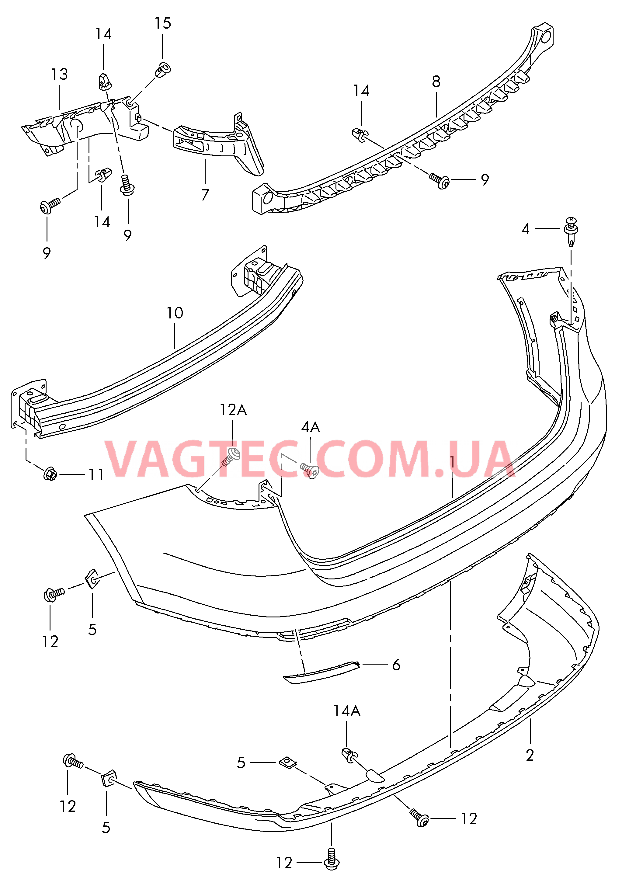 Бампер  для SEAT Ibiza 2010-1