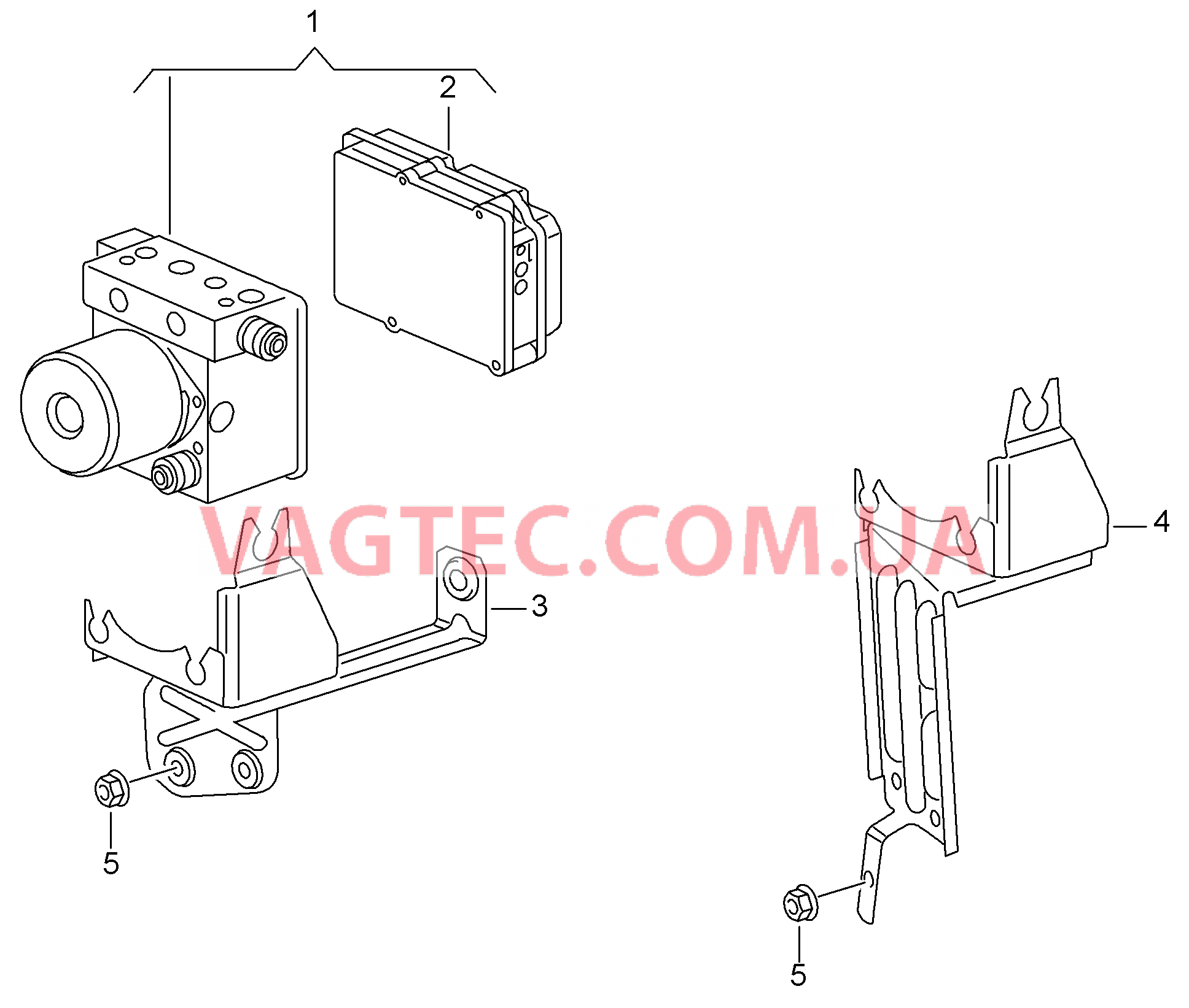 Cистема                 -ABS-  для VOLKSWAGEN Polo 2011-2