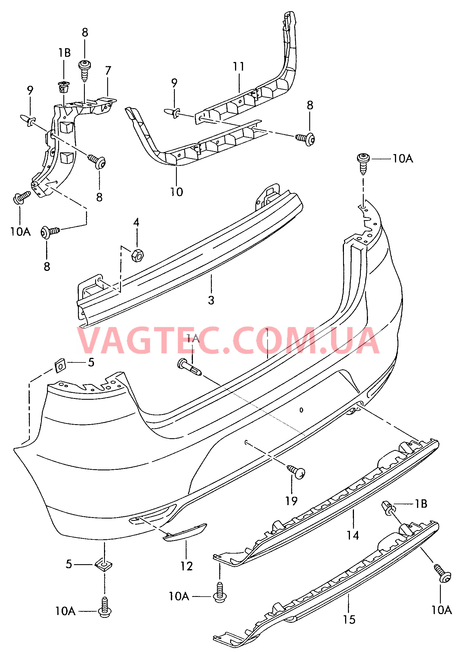 Бампер  F 6L-6-124 888>> для SEAT Ibiza 2010