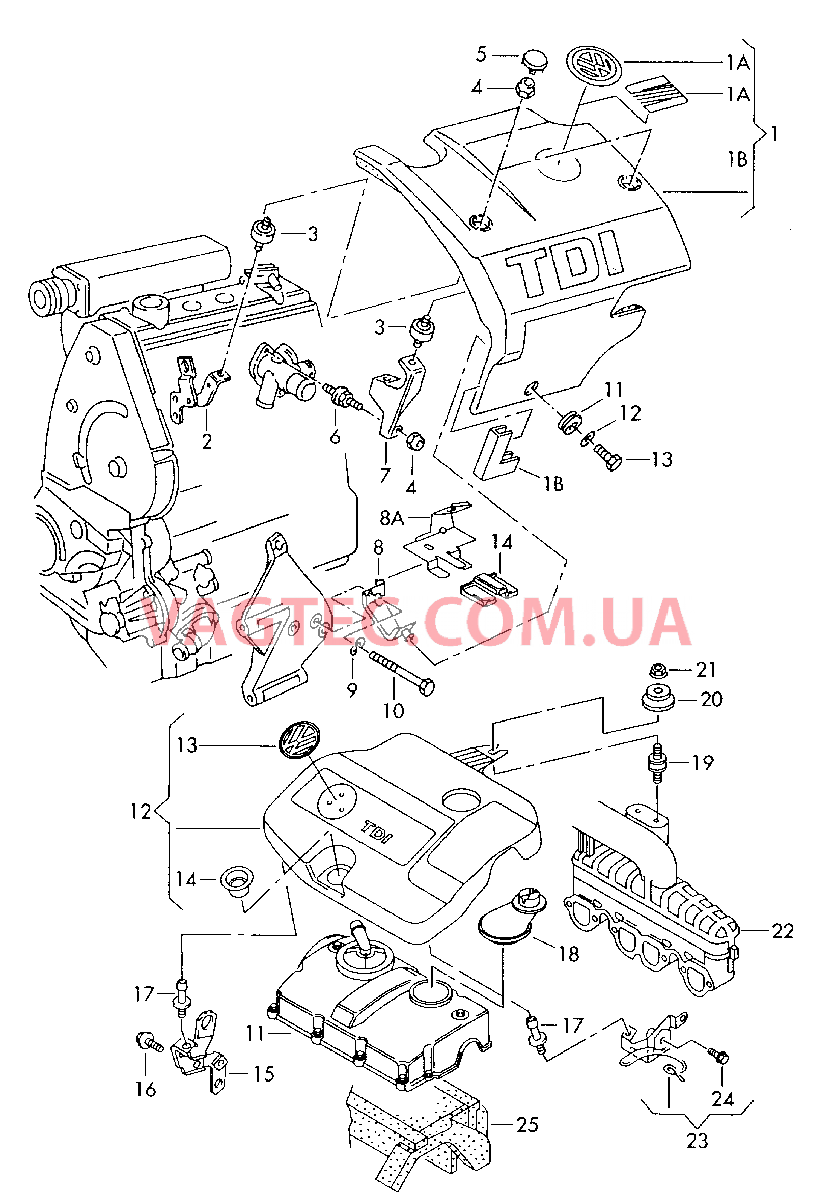 Кожух  для SEAT Alhambra 2000