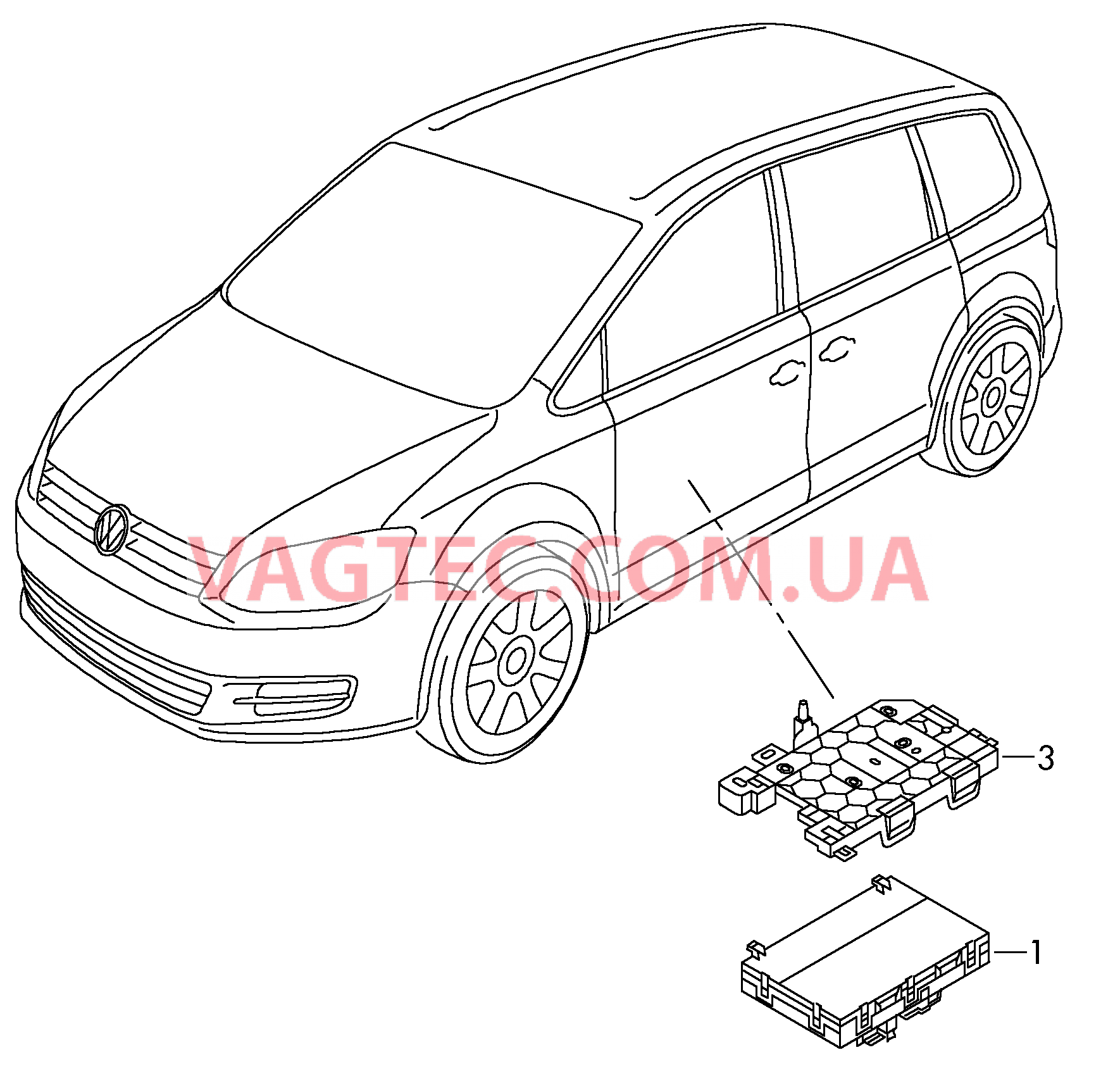 БУ регулировки положения подушки и спинки сиденья  для VOLKSWAGEN Sharan 2015