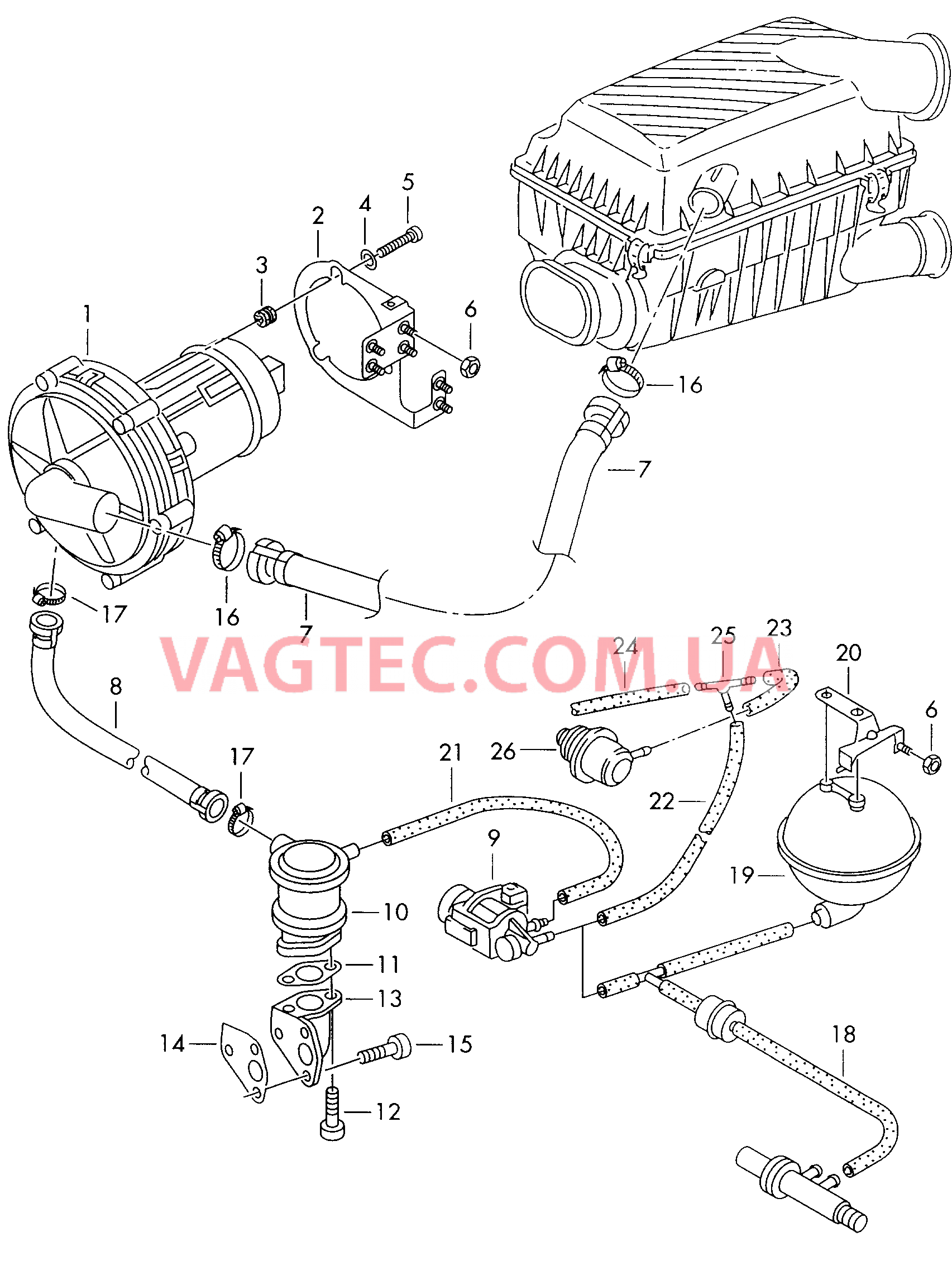 Насос вторичного воздуха  для SEAT Alhambra 2000