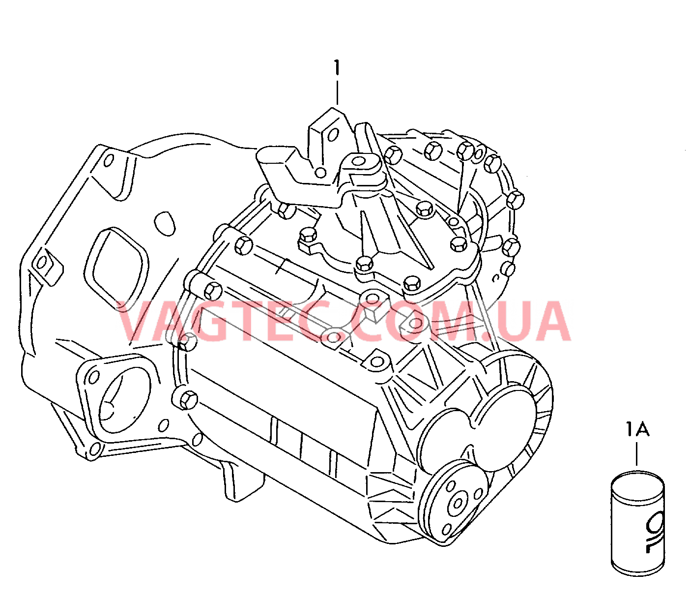 КП в сборе 5-ступенч. коробка передач  для SEAT Alhambra 2000