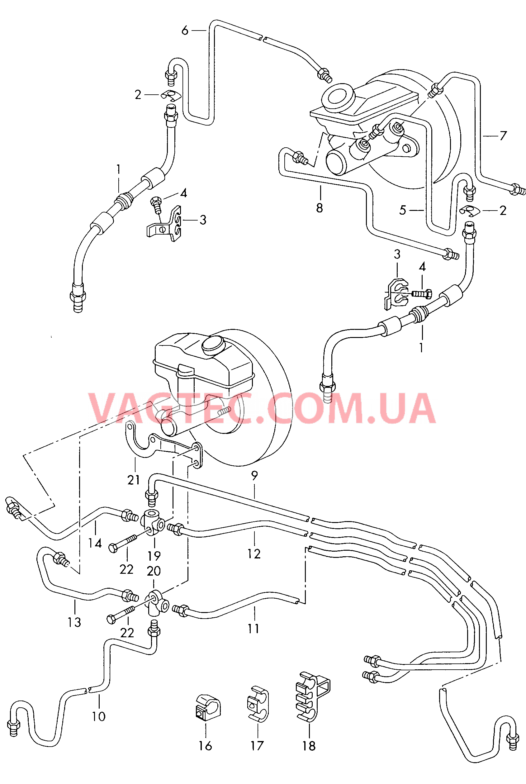 Тормозная трубка Тормозной шланг   F             >> 7M-W-507 041 для SEAT Alhambra 2000