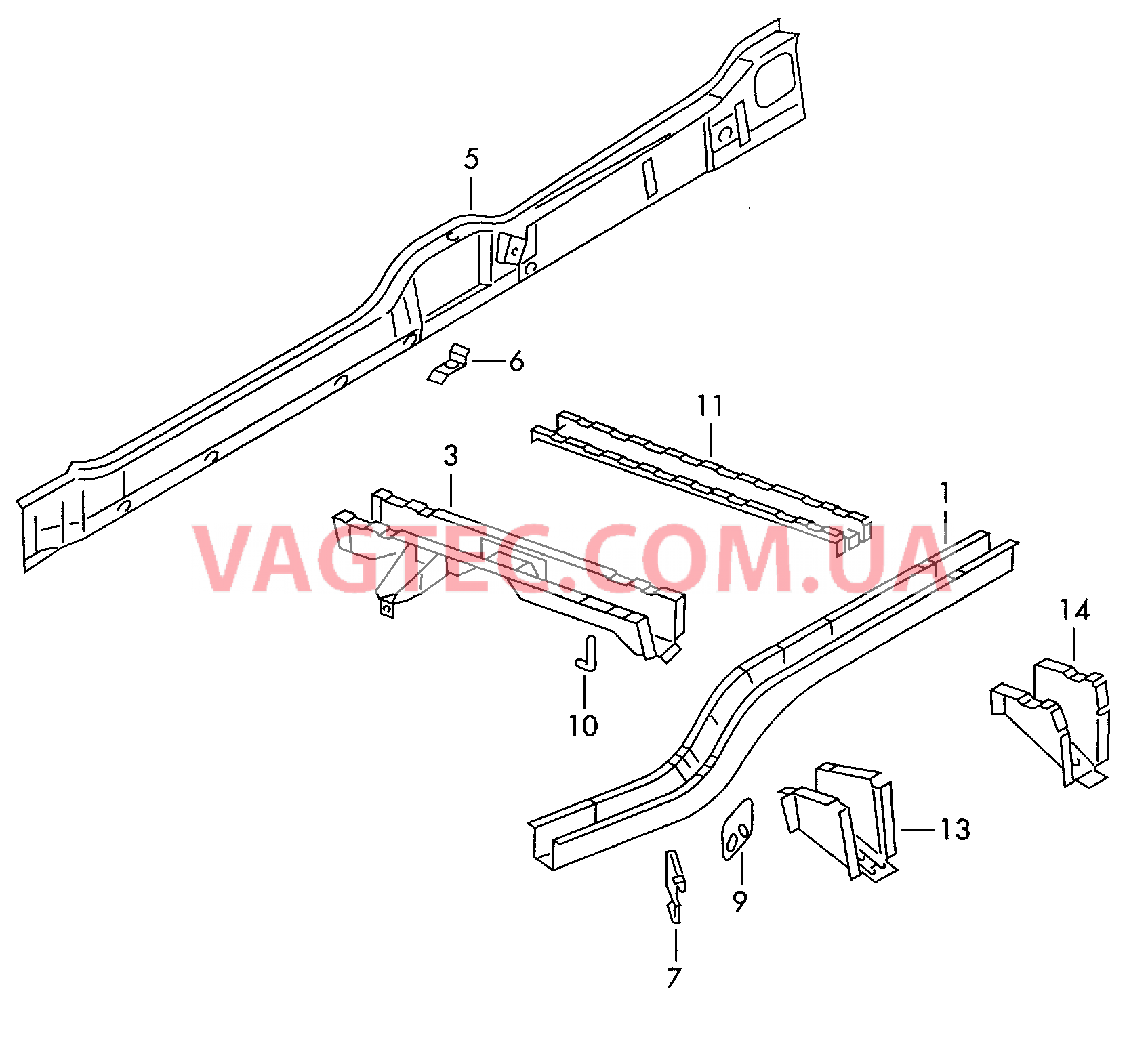 Рама  для VOLKSWAGEN Sharan 2002