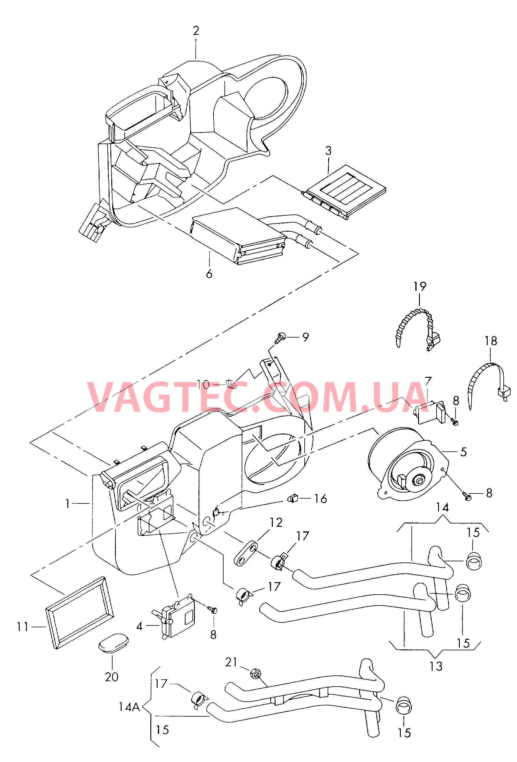 Отопление дополнительное в салоне  для SEAT Alhambra 2000