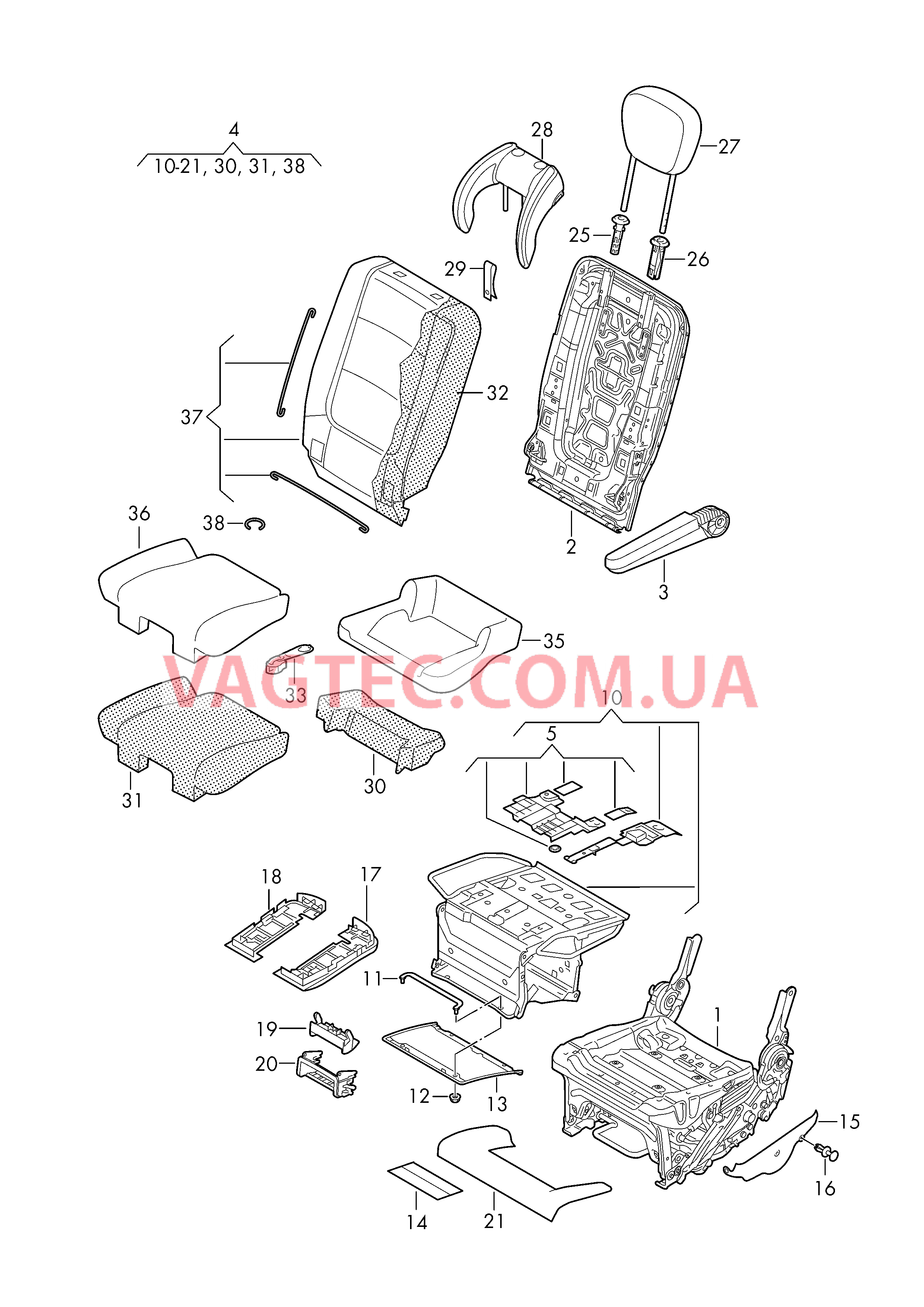 Cиденье, детское  для VOLKSWAGEN Sharan 2016-1