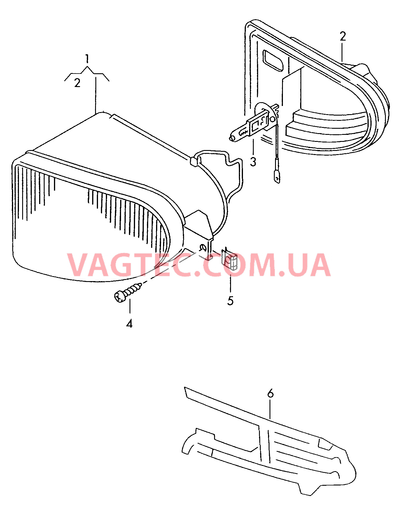 Галоген. противотуманная фара  для VOLKSWAGEN Sharan 2000