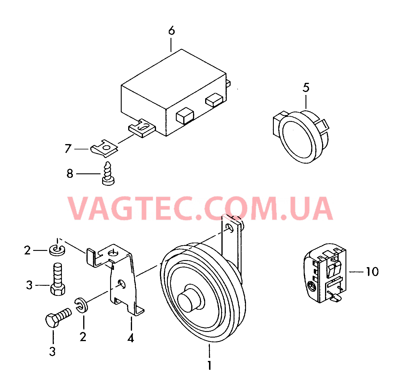 Противоугонная система Иммобилайзер  для VOLKSWAGEN Sharan 2005