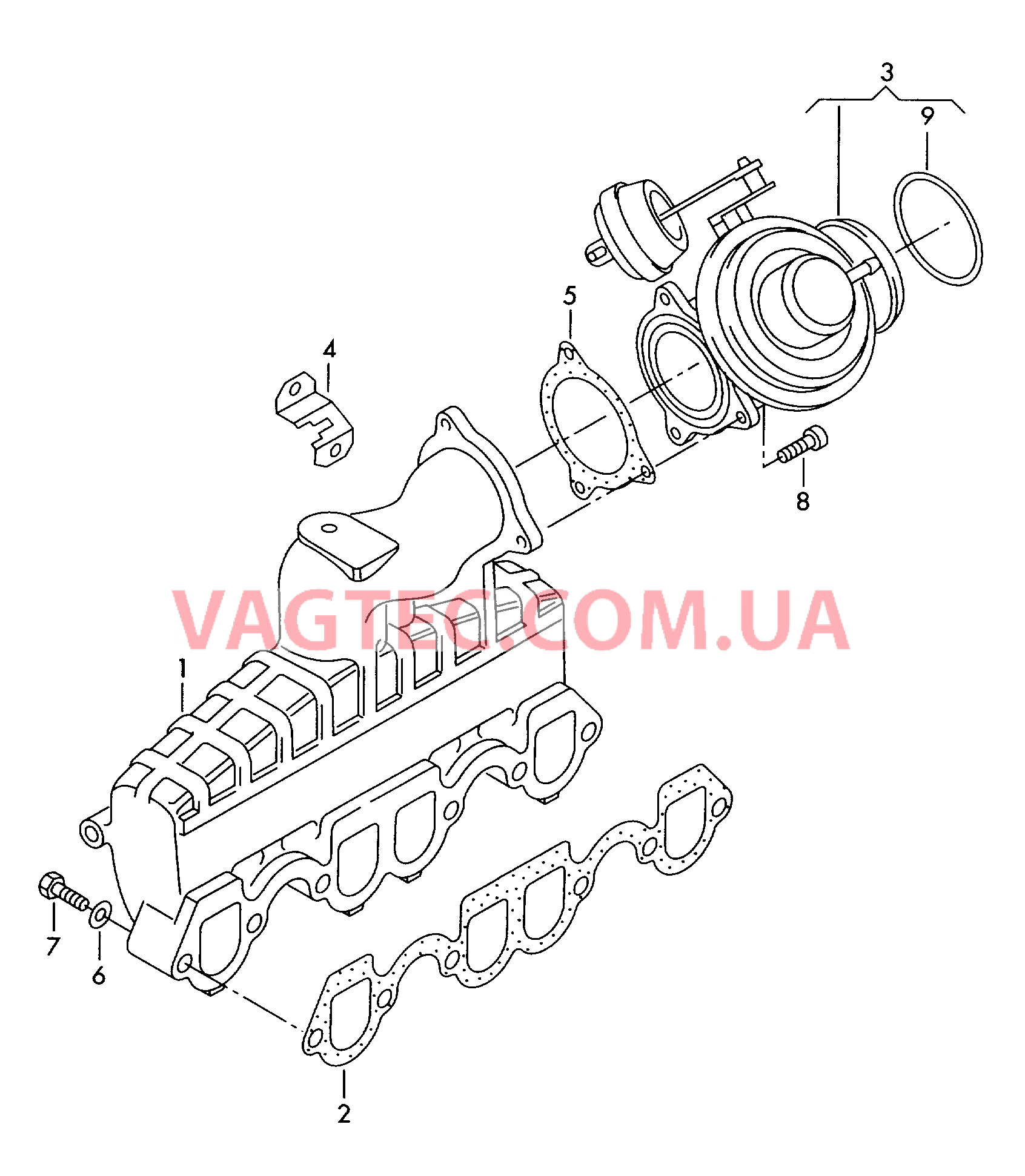 Патрубок впускного тракта  для VOLKSWAGEN Sharan 2000