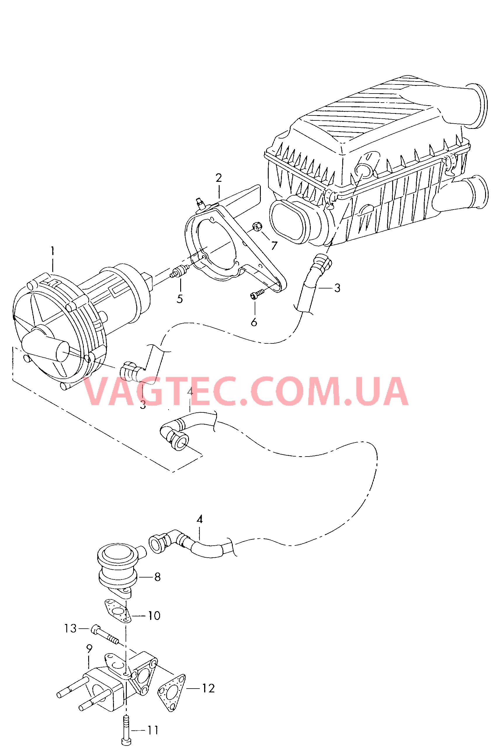 Насос вторичного воздуха  для SEAT Alhambra 2007