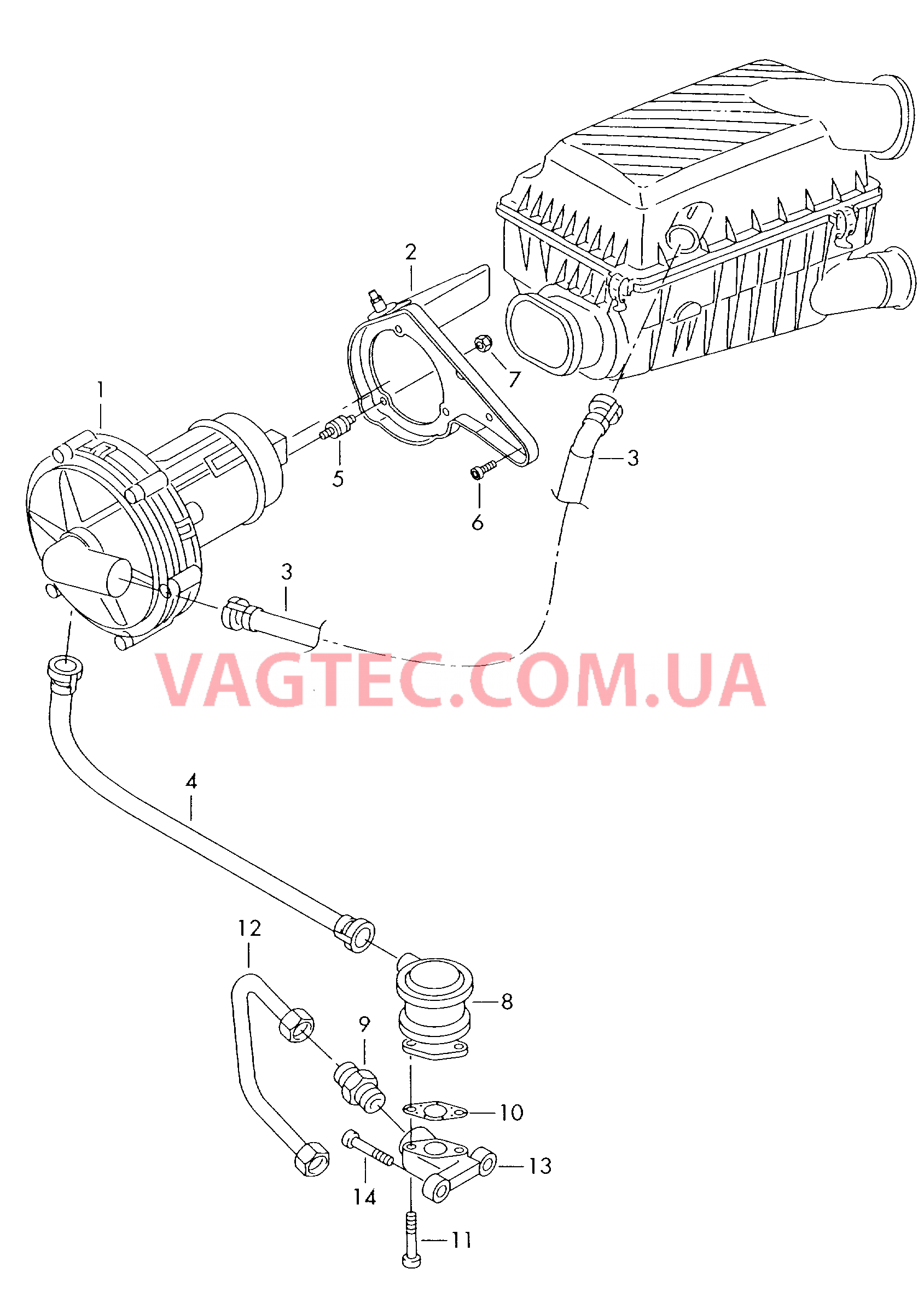 Насос вторичного воздуха  для SEAT Alhambra 2007