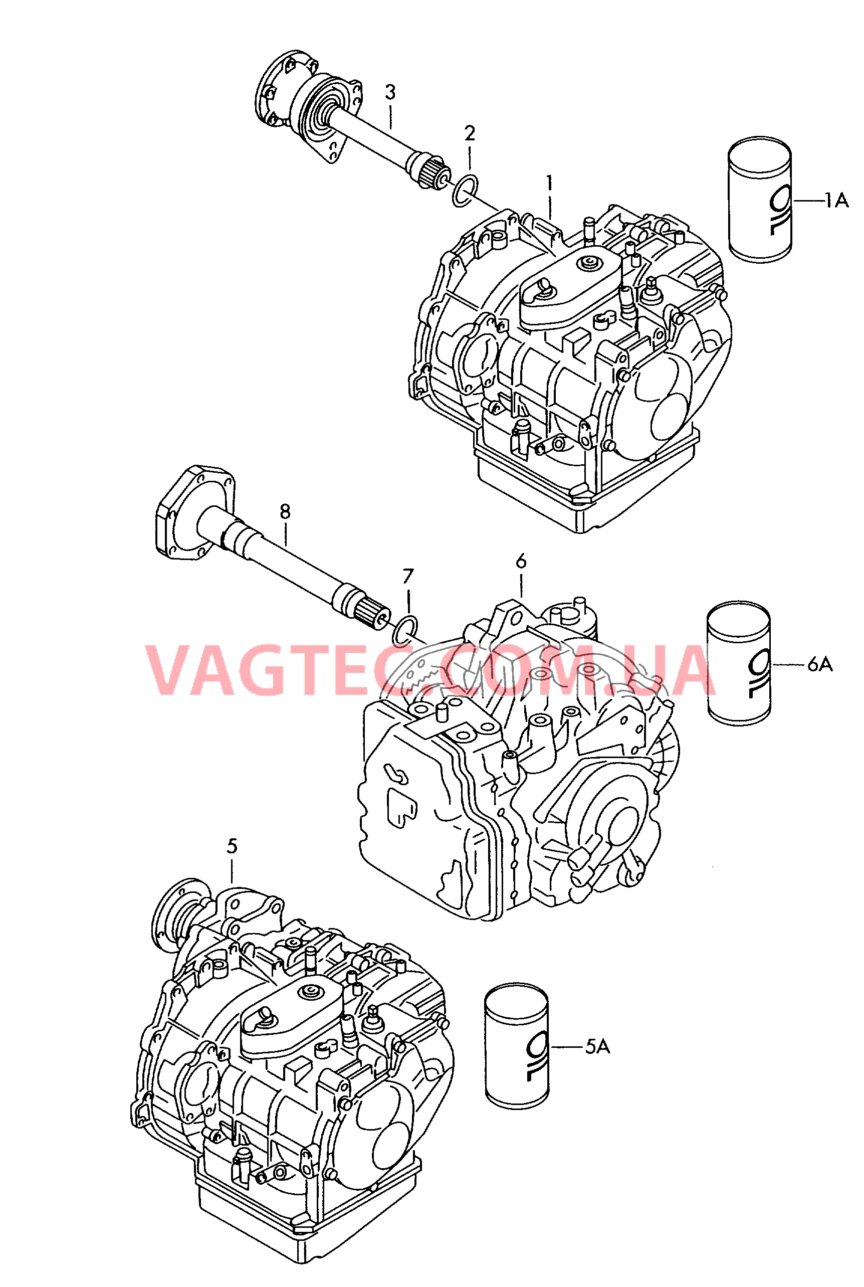 4-ступенчатая АКП 5-ступенчатая АКП  для VOLKSWAGEN Sharan 2006