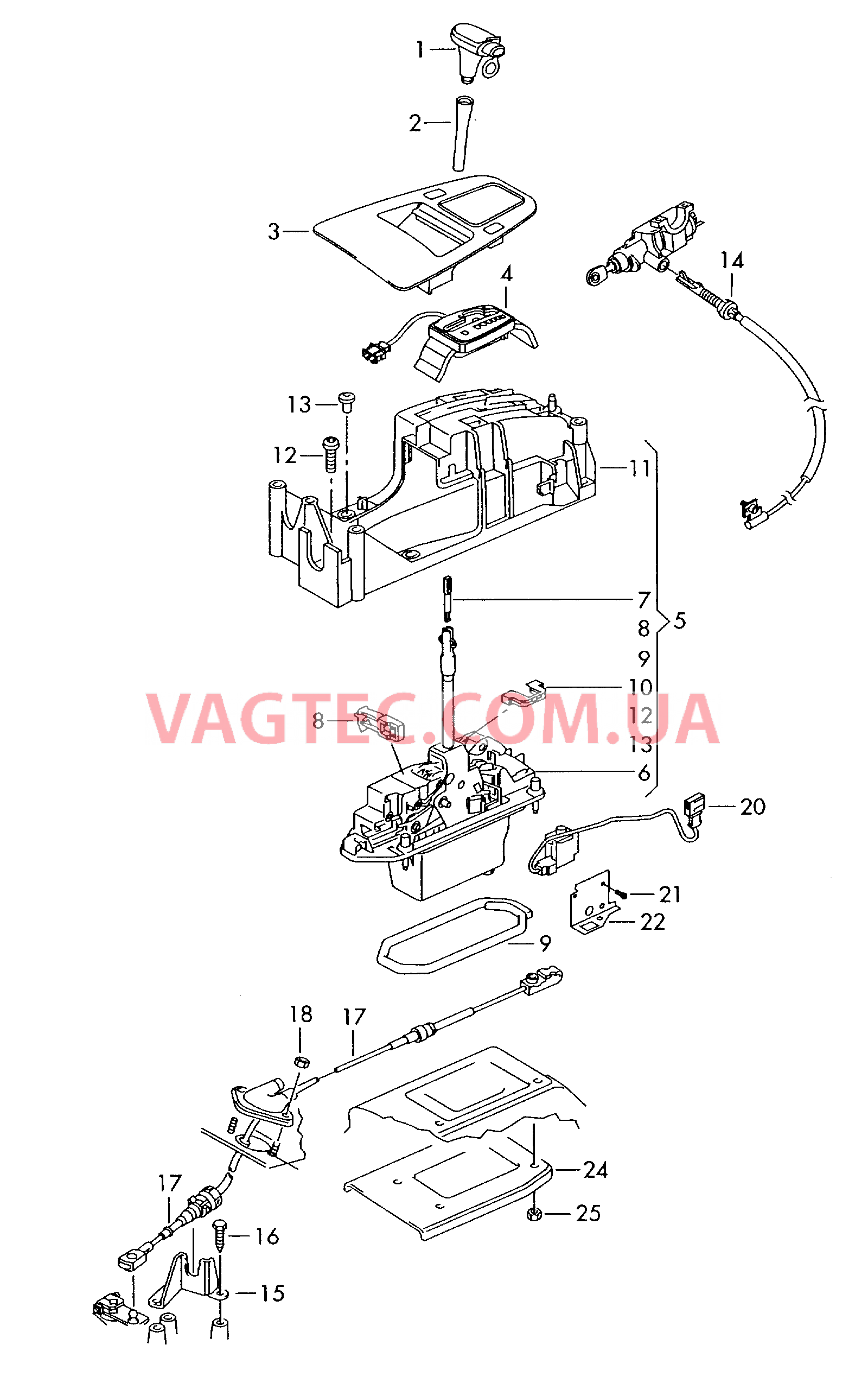 Механизм переключения  для SEAT Alhambra 2003