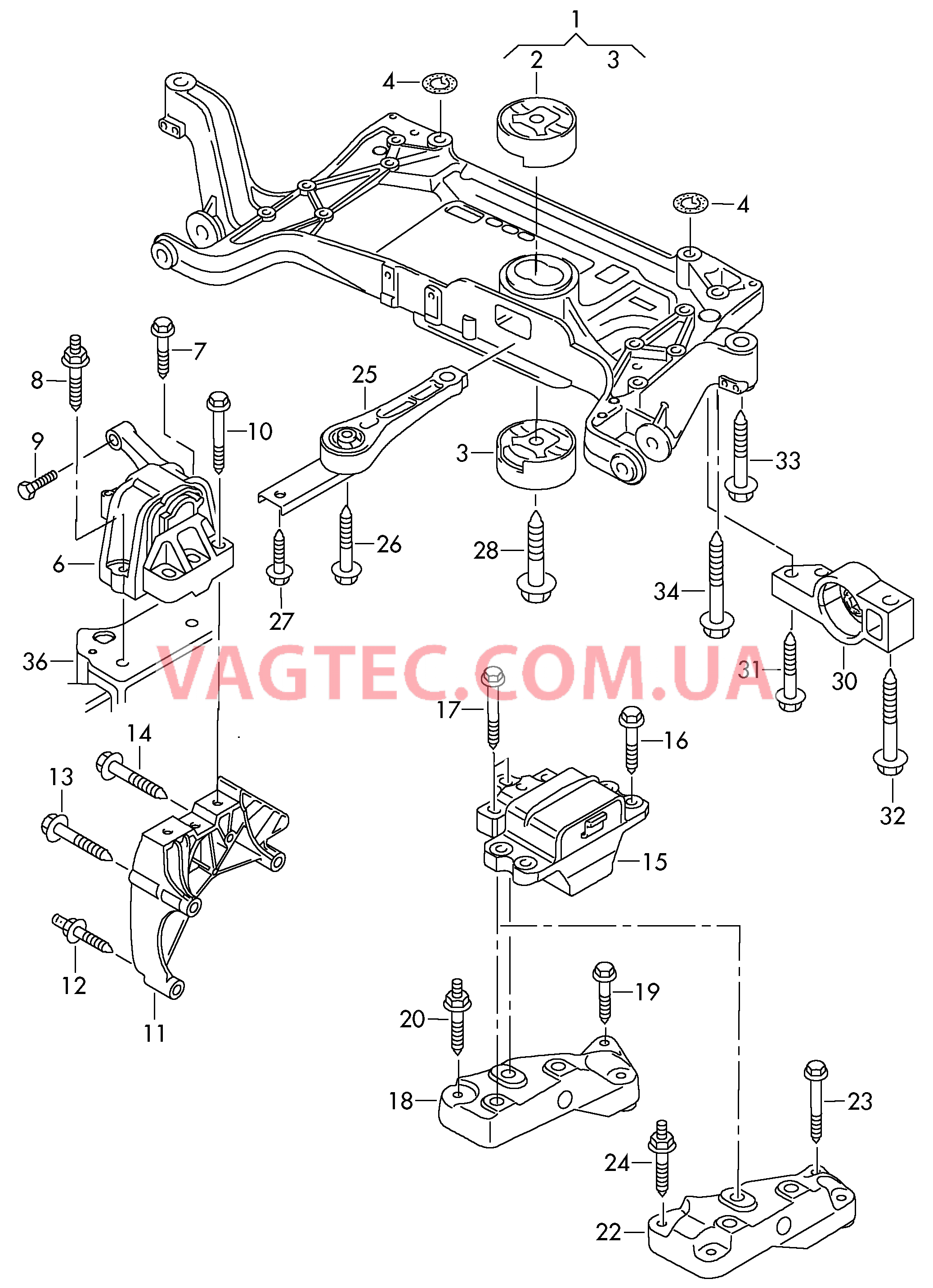 Детали крепления для двигателя и КП CUVA-----DE4-------T0N-------- CUVC-----DN4-------T0N-------- CUWA-----DK7-------T0N-------- DFLA-----DN4-------T0N-------- DFLD-----DE4-------T0N-------- DFMA-----DK7-------T0N-------- --------------------- для SEAT Alhambra 2016