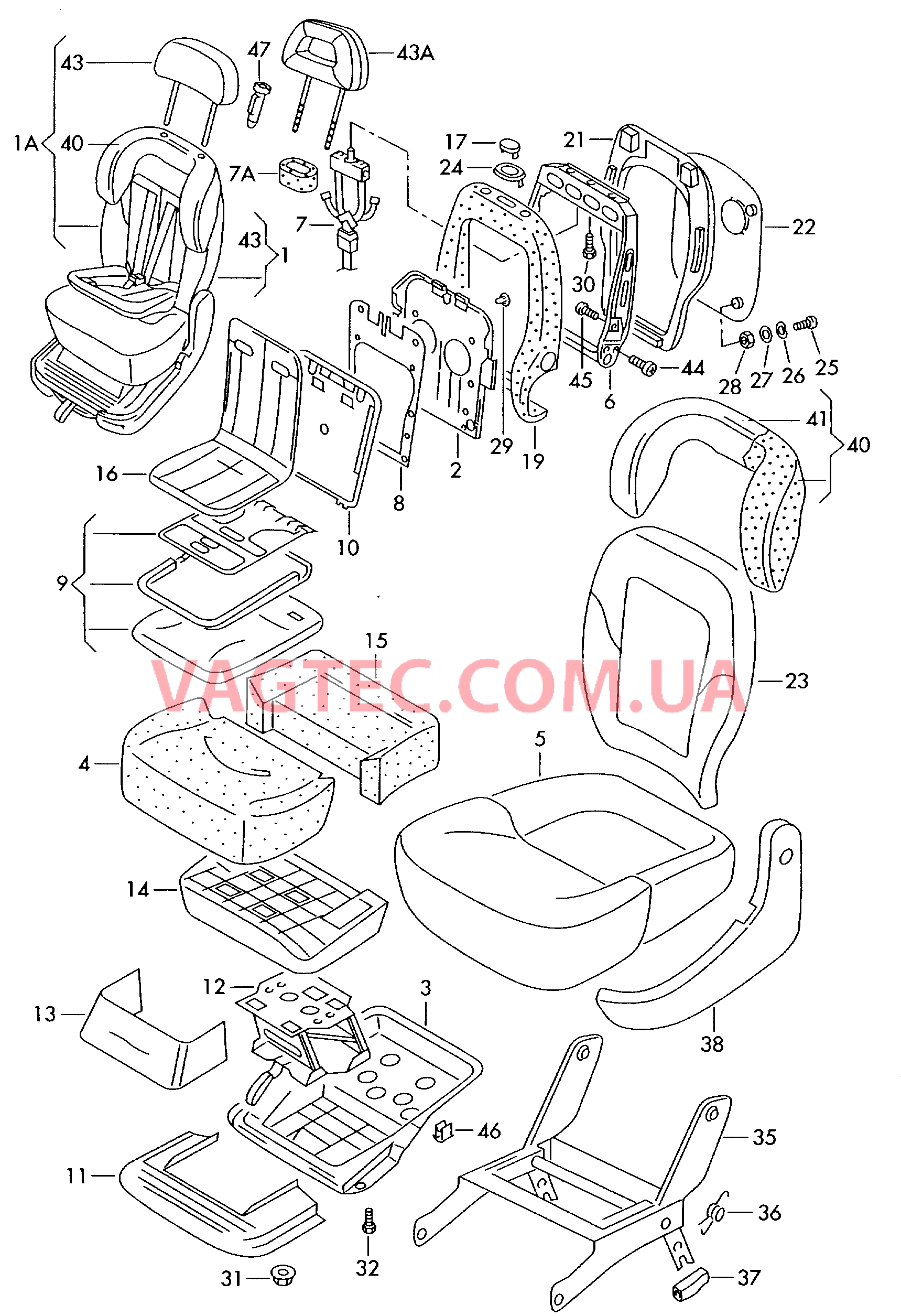 Cписок генераторов  для SEAT Alhambra 2003